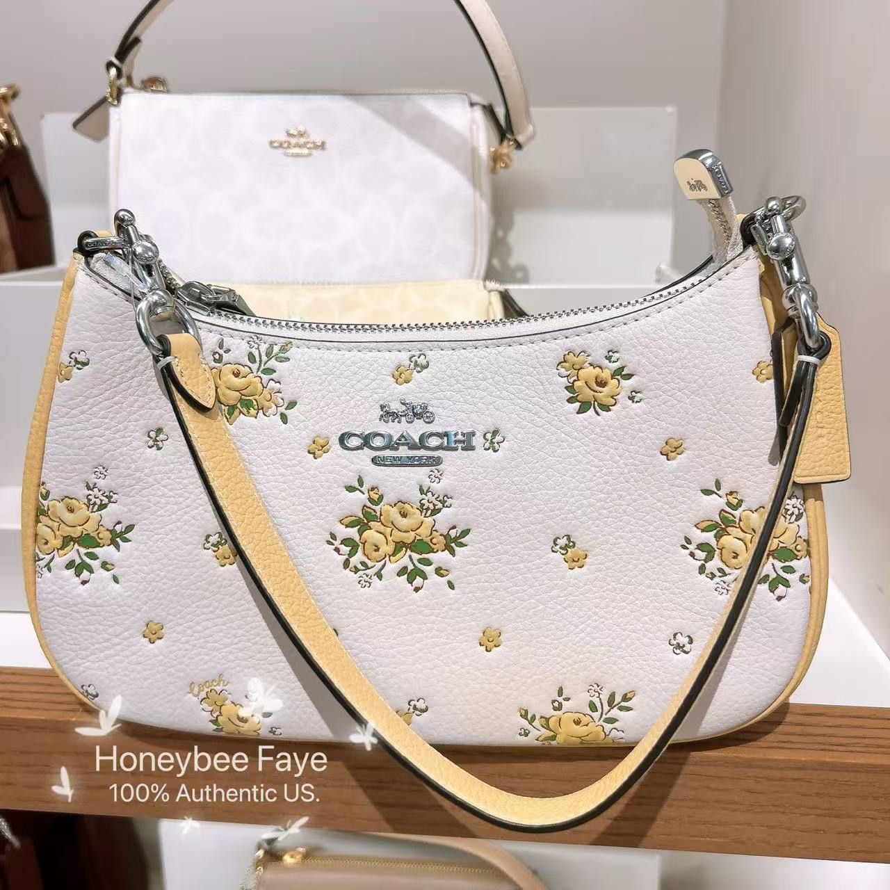 Coach Teri Shoulder Bag With Floral Print CAL45 Size ONE SIZE - 3 Thumbnail