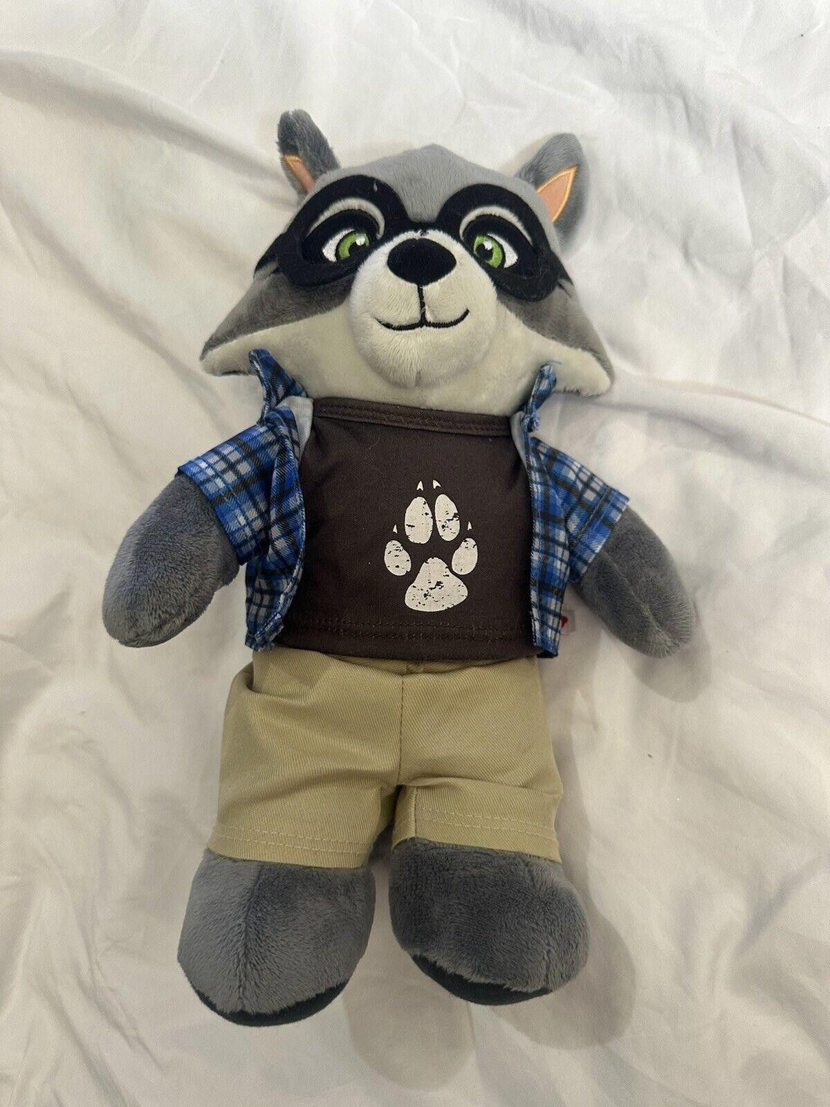 Designer Build A Bear Great Wolf Lodge GWL Oliver Raccoon 12" Size ONE SIZE - 1 Thumbnail