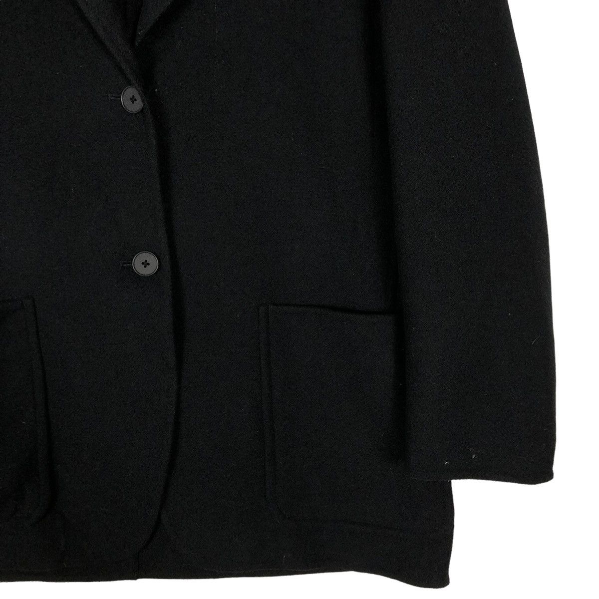 Japanese Brand 🔥Rich Black Wool Chore Jacket Work Uniqlo Undercover Japan Size US XL / EU 56 / 4 - 5 Thumbnail