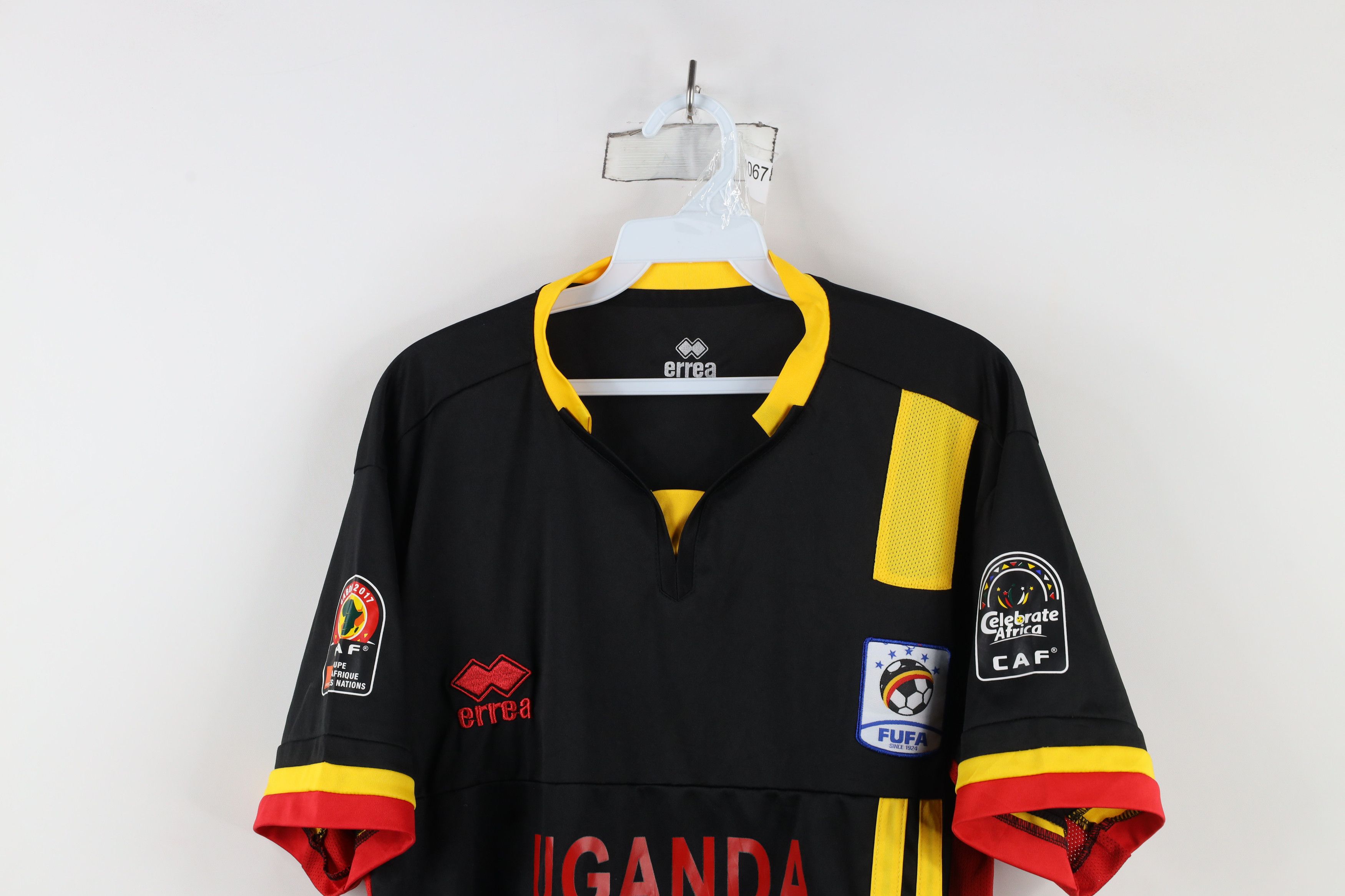Vintage Vintage Y2K CAF Uganda National Team Soccer Football Jersey Size US L / EU 52-54 / 3 - 2 Thumbnail