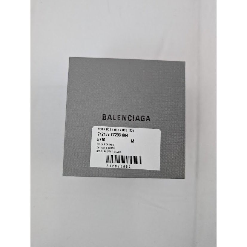 Balenciaga o1rshd1 Size:M/ Unisex Cotton & Brass Collar Choker Necklace Size ONE SIZE - 8 Thumbnail