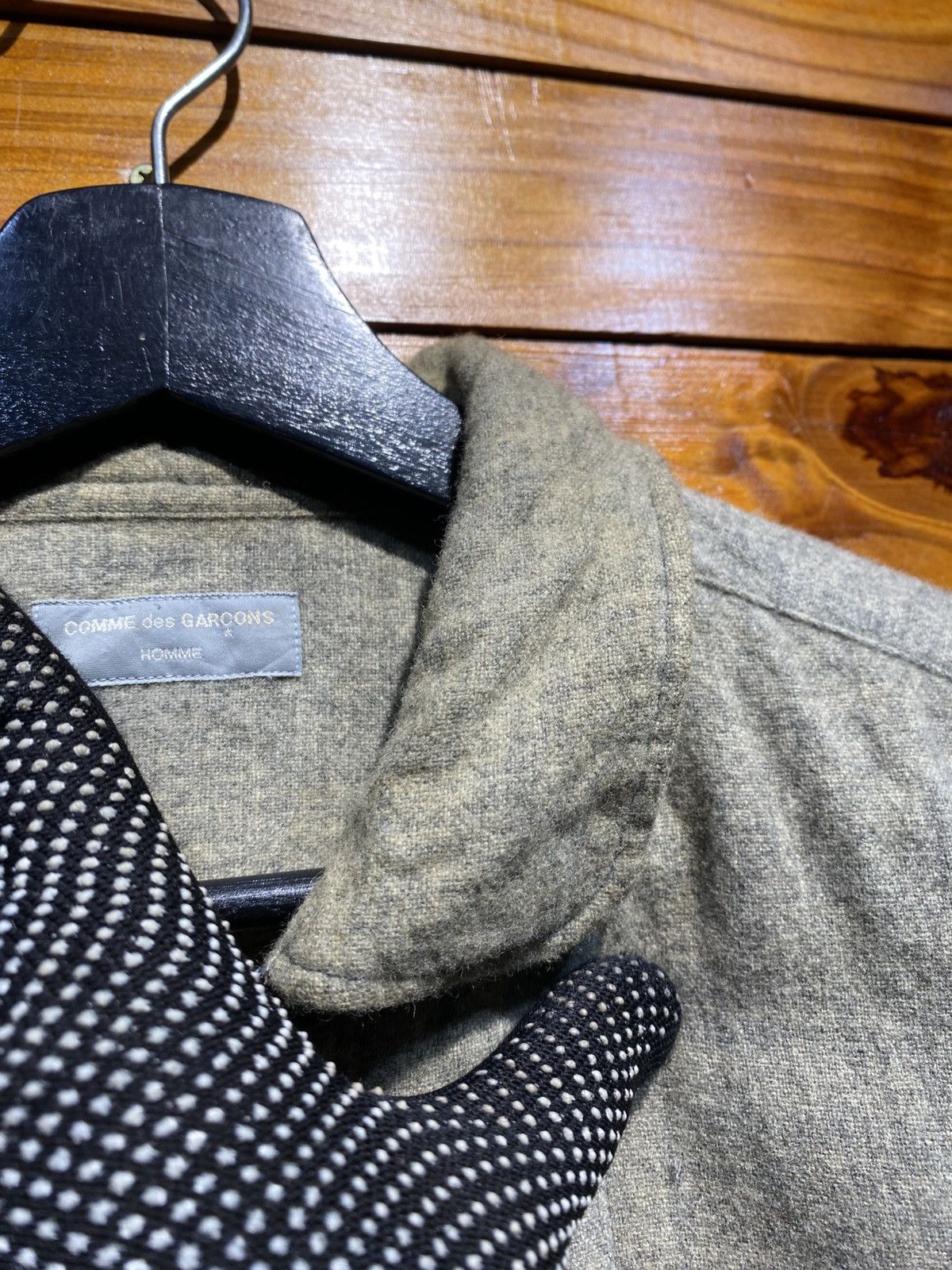 Comme des Garcons Homme Comme des Garçons Homme Wool Zip Jacket – Vintage Japanese Size US S / EU 44-46 / 1 - 9 Thumbnail