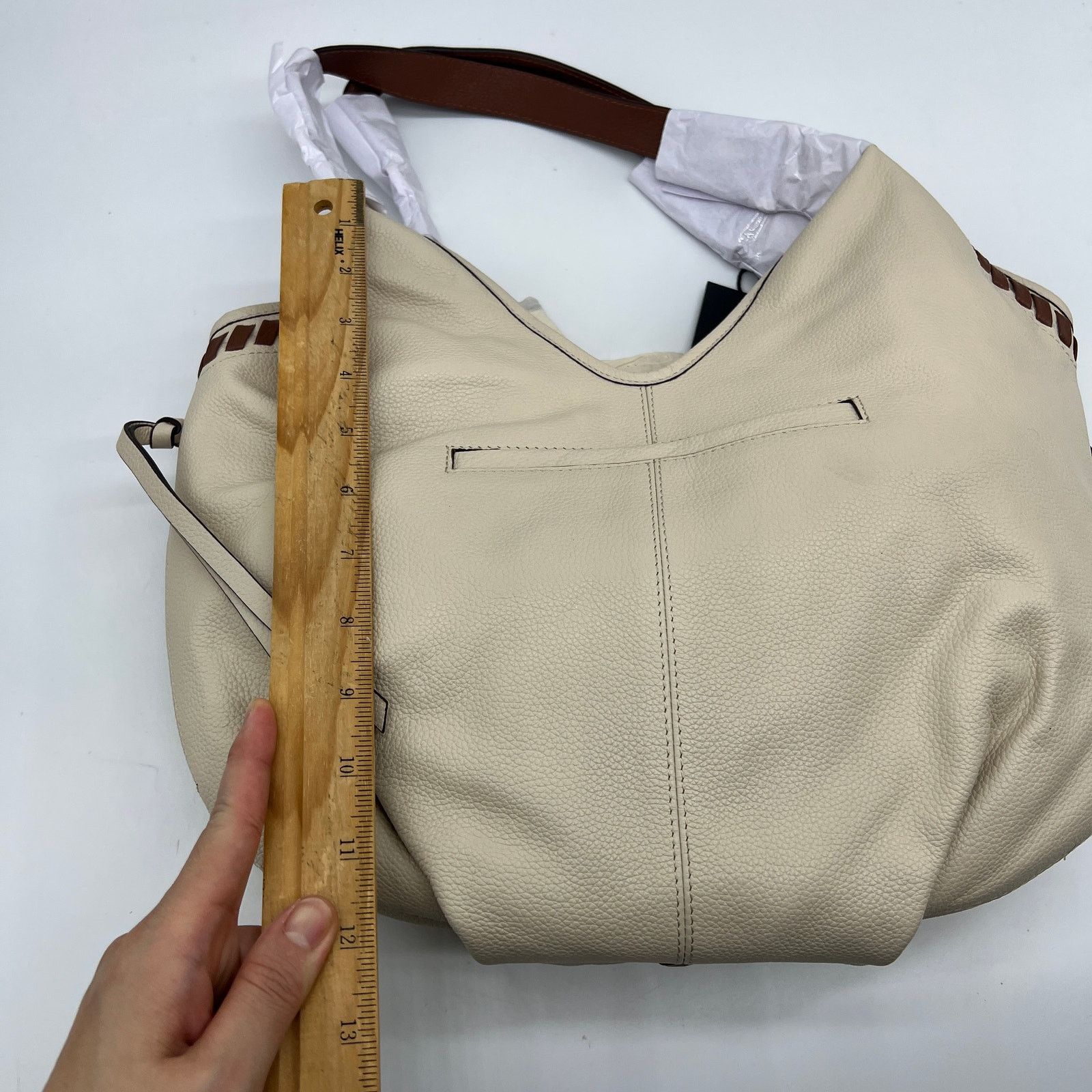 Other LODIS Womens Purse Medium Whipstitch Leather Size ONE SIZE - 3 Thumbnail