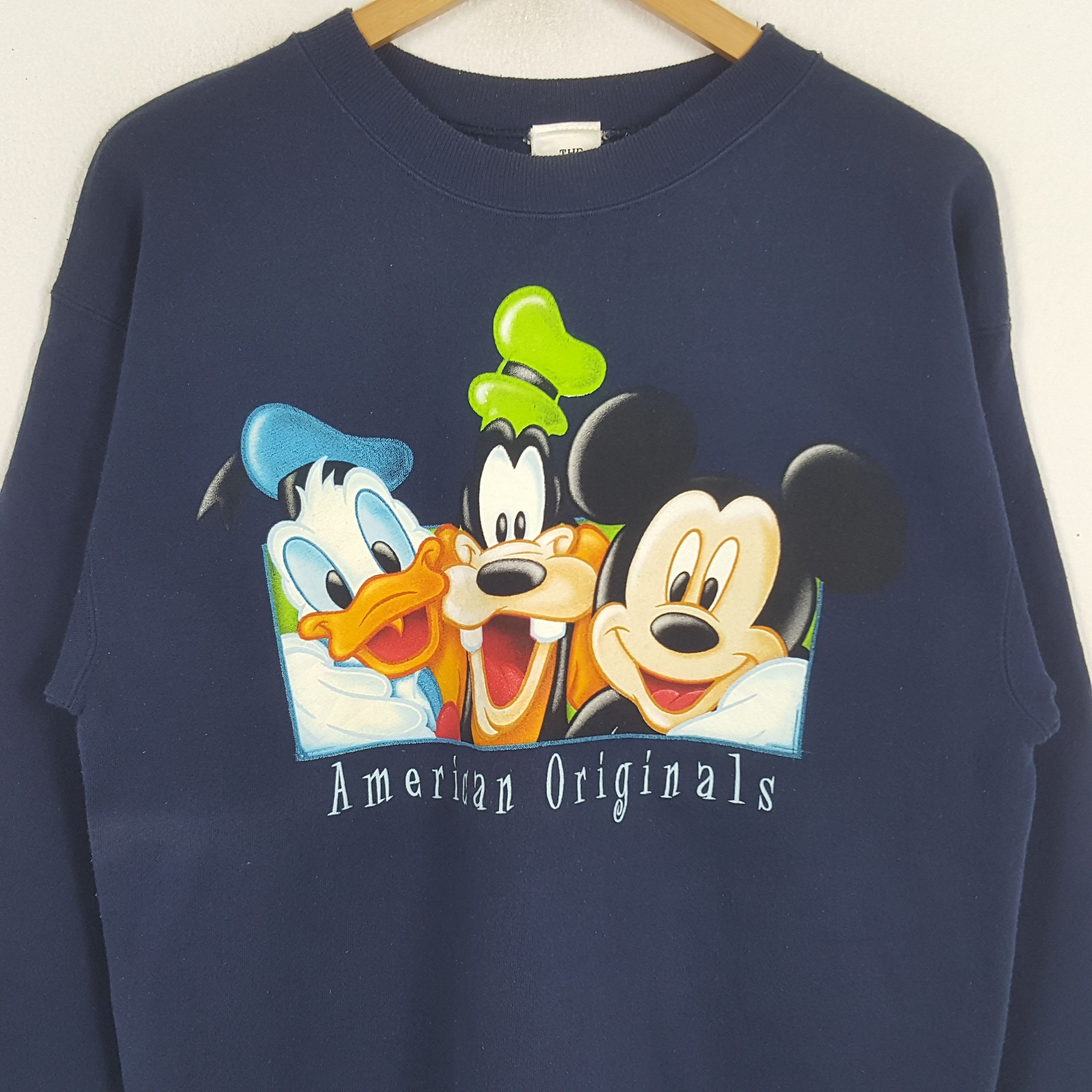 Disney × Mickey Mouse × Vintage Vintage Disney Mickey Mouse Cartoon Character Sweatshirt Size US M / EU 48-50 / 2 - 2 Thumbnail