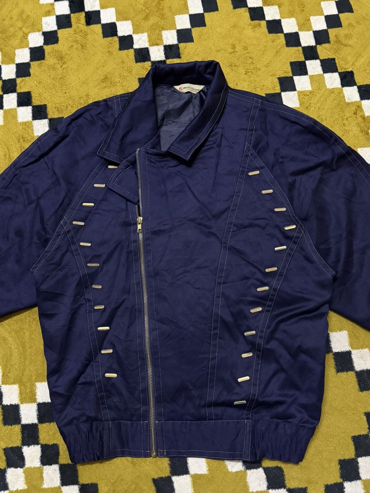 Andreluciano Vintage AndreLuciano Asymmetric Stud Jacket Size US L / EU 52-54 / 3 - 4 Thumbnail