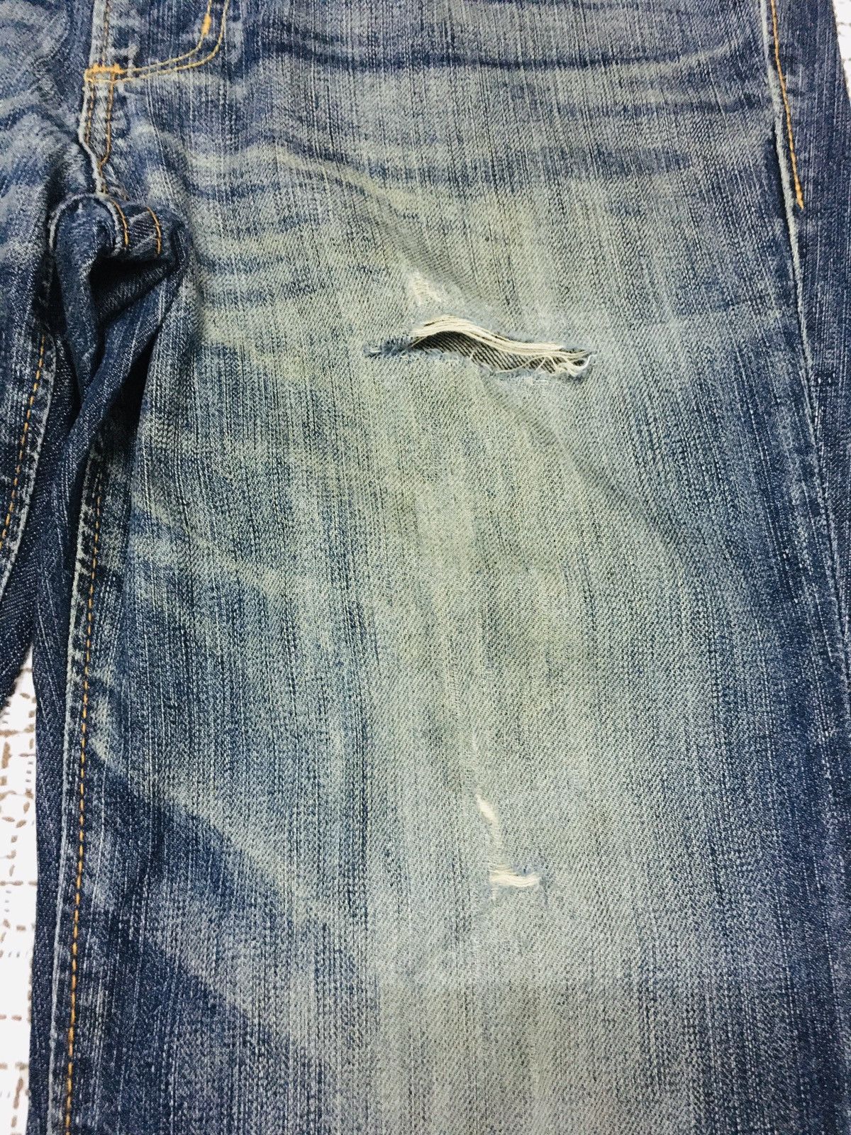 Edwin Edwin X Gold Rush Distressed Jeans (Y01) Size US 35 - 17 Thumbnail