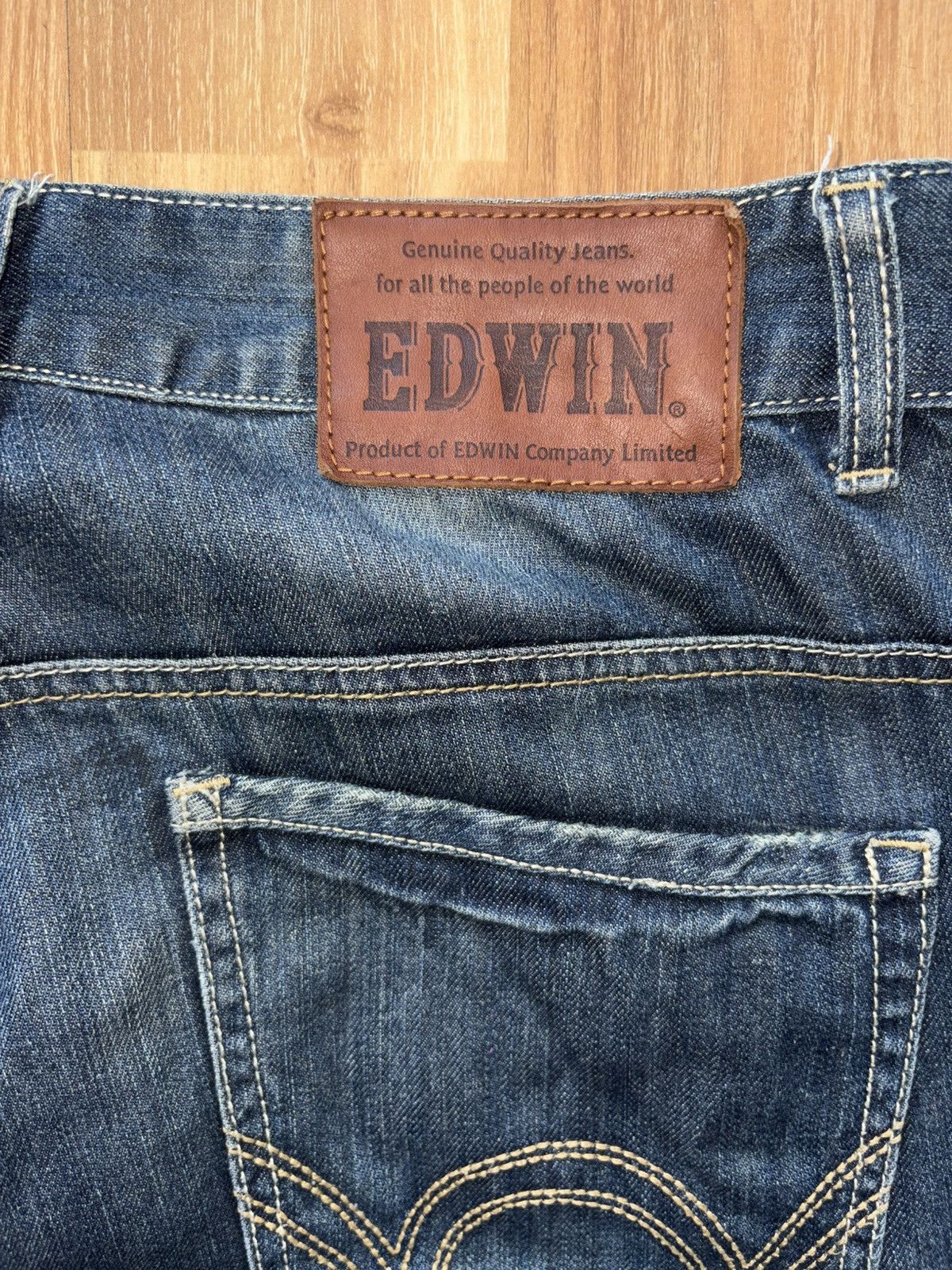 Edwin Vintage Edwin x Japanese brand x Streetwear Jeans Size US 36 / EU 52 - 13 Thumbnail