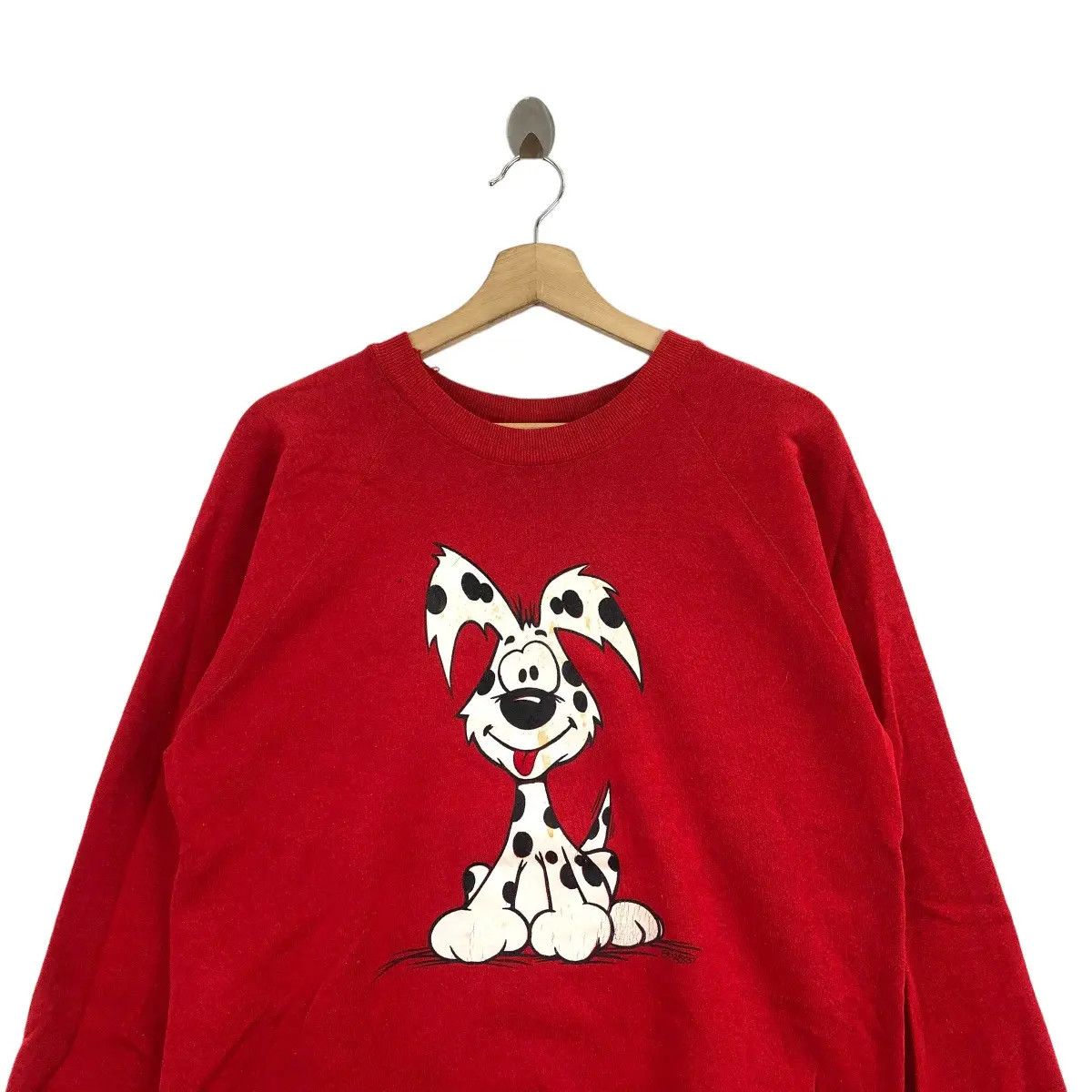 Vintage Vtg 1987 ASTERIX OBELIX DOGMATIX Stiggy Comic Sweatshirt Size L / US 10 / IT 46 - 3 Thumbnail