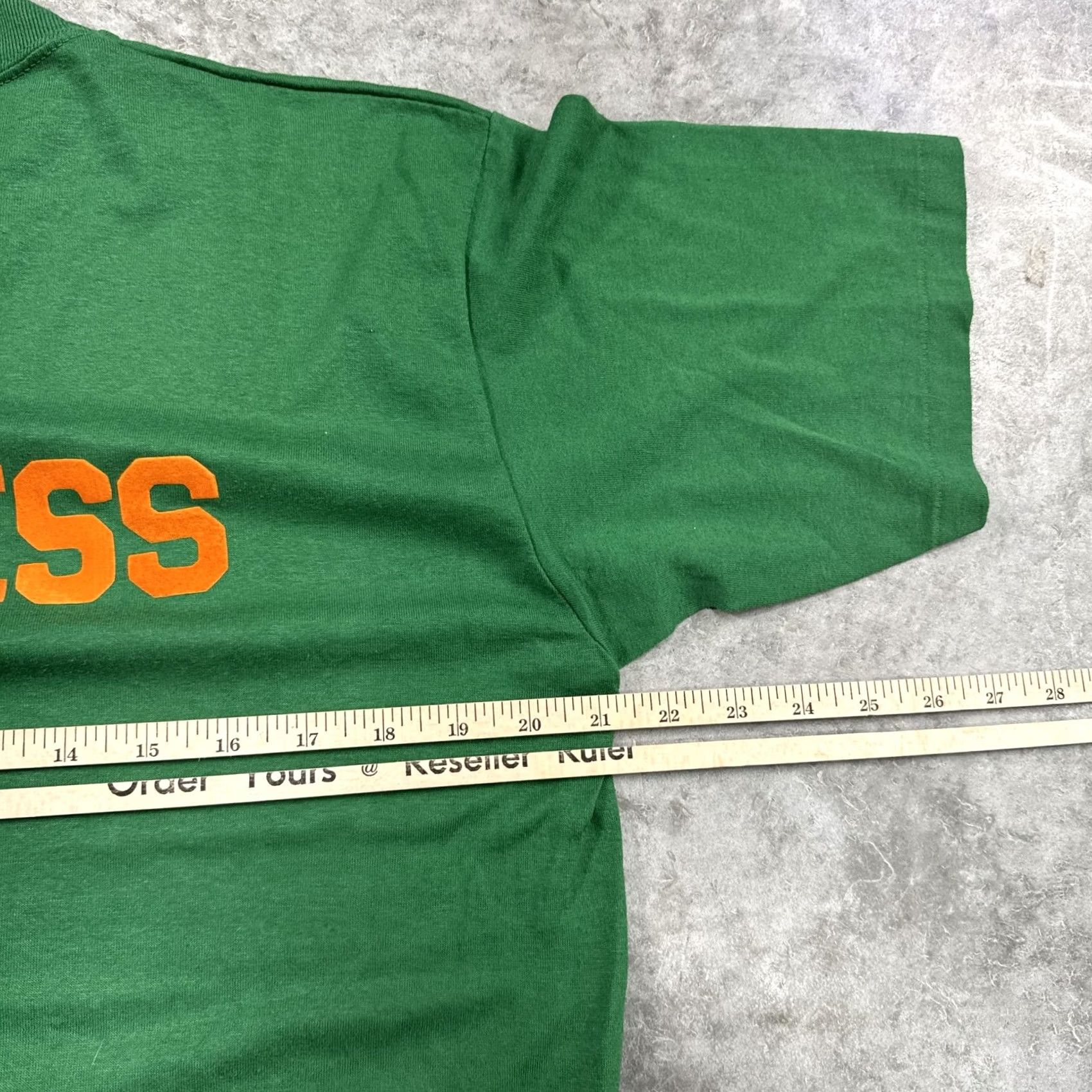 Jerzees VINTAGE FAMU Rattlers Shirt Mens Large Green 80s Event 1988 Jersey Cotton Graphic Print Crew Neck T-Shirt Size US L / EU 52-54 / 3 - 6 Thumbnail