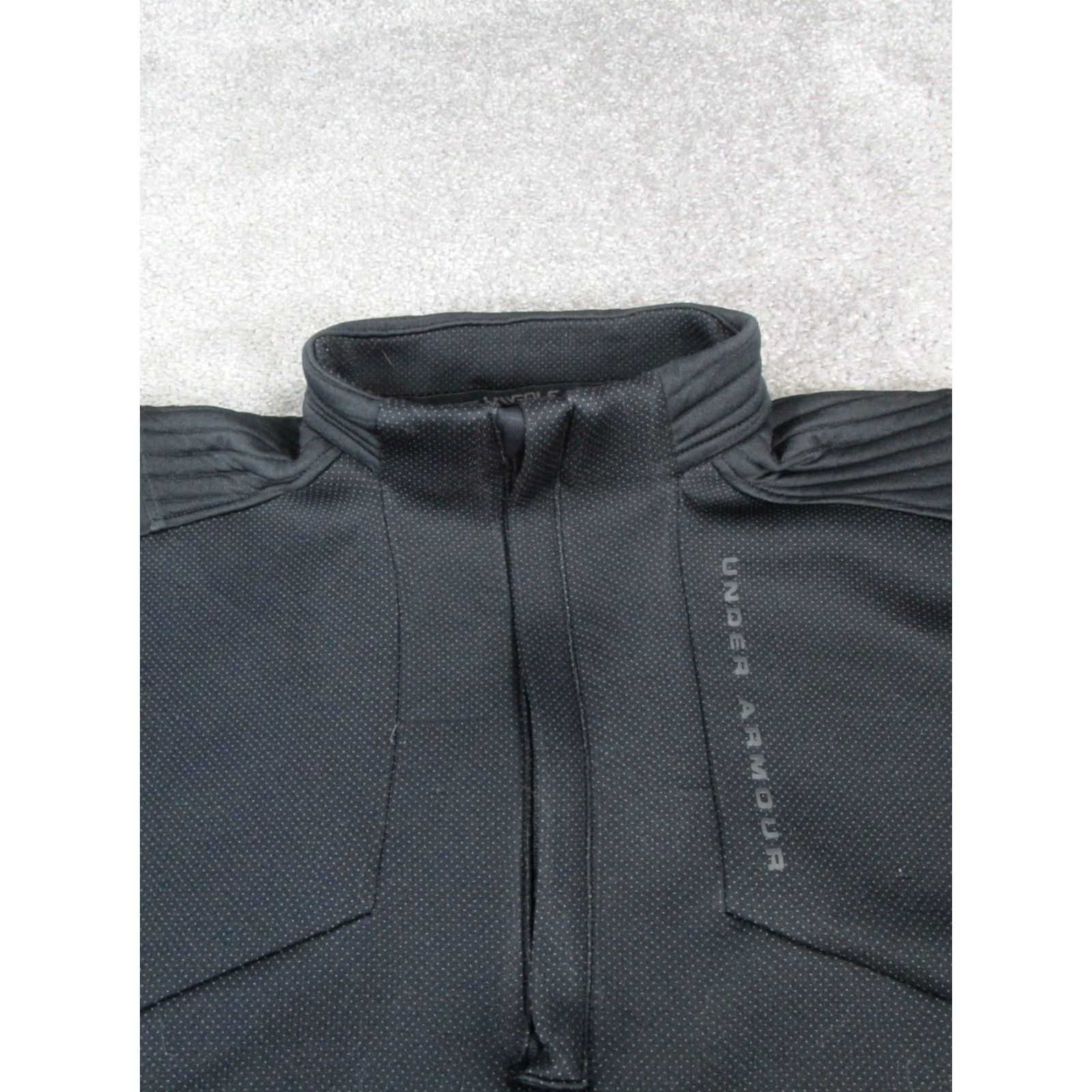 Under Armour Under Armour Jacket Mens M Black ColdGear Quarter Zip Size US M / EU 48-50 / 2 - 2 Thumbnail