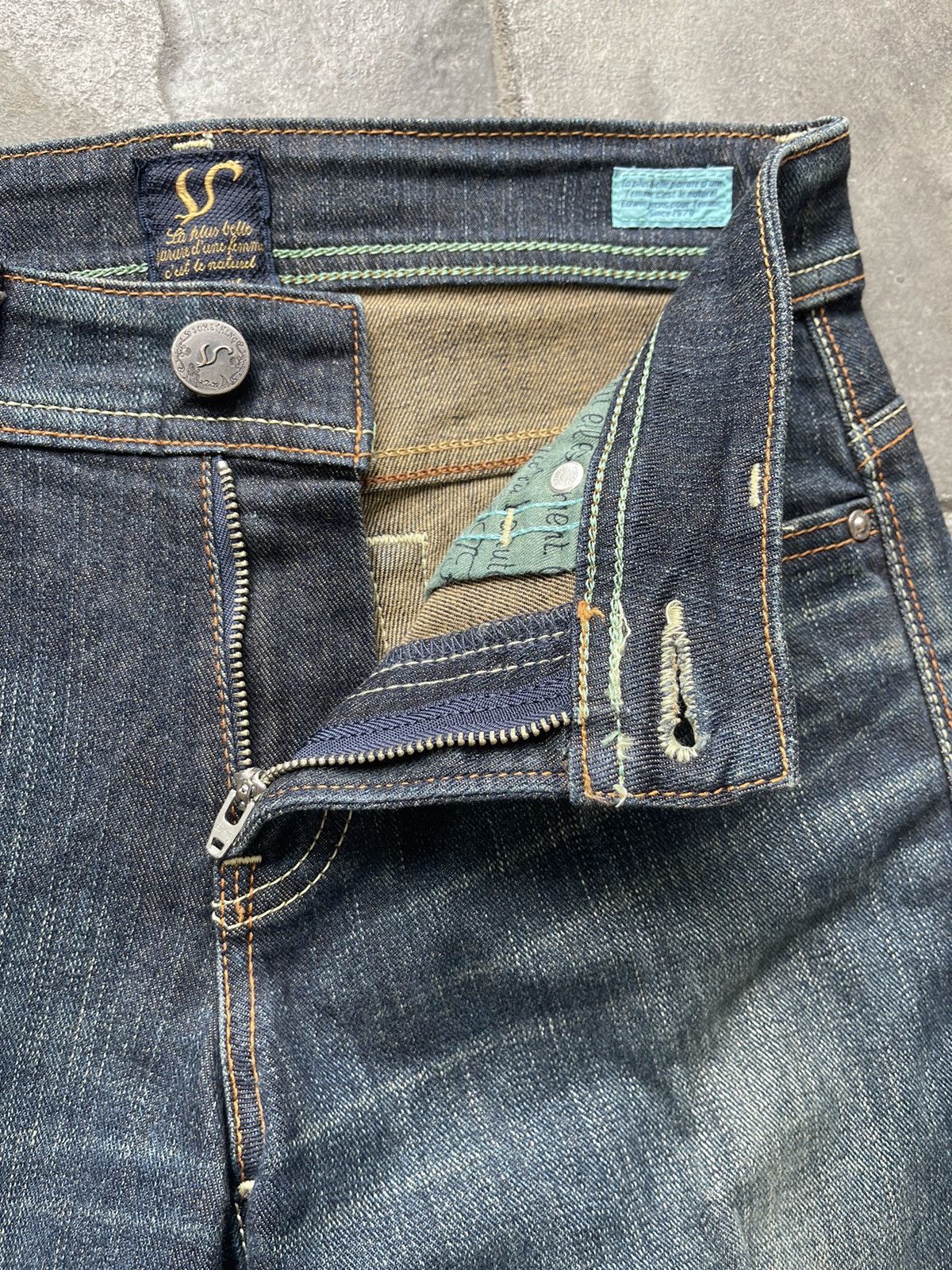Edwin JAPAN MADE Edwin Something Vienus Jean Flare Size US 27 - 5 Thumbnail