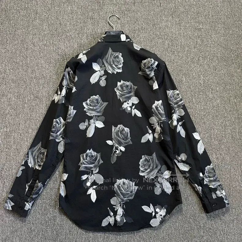 Dior Dior Size39 Black rose shirt Size US XXS / EU 40 - 2 Thumbnail