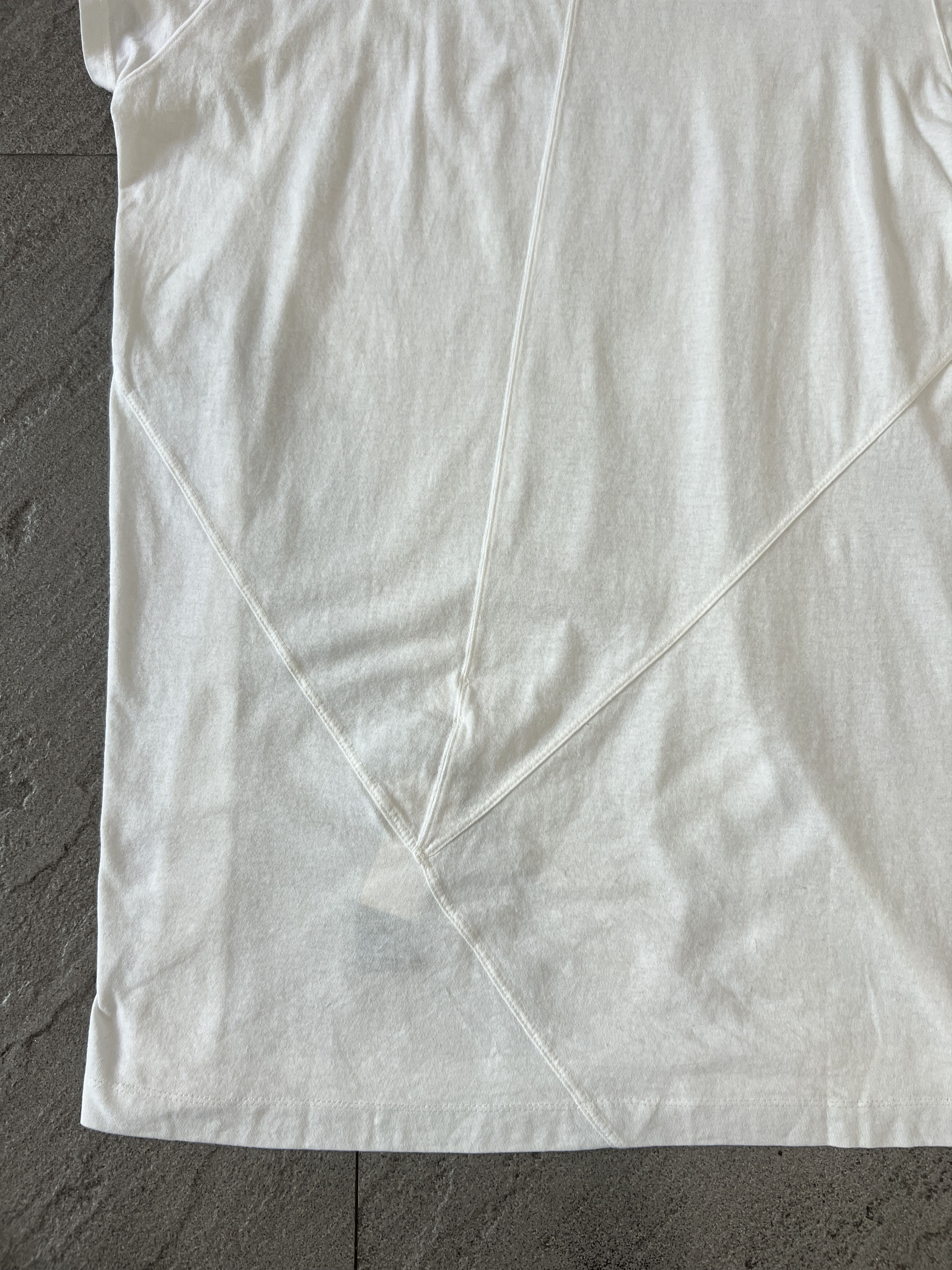 Rick Owens Drkshdw Rick Owens Level T-Shirt signature jersey White XL Size US XL / EU 56 / 4 - 5 Thumbnail
