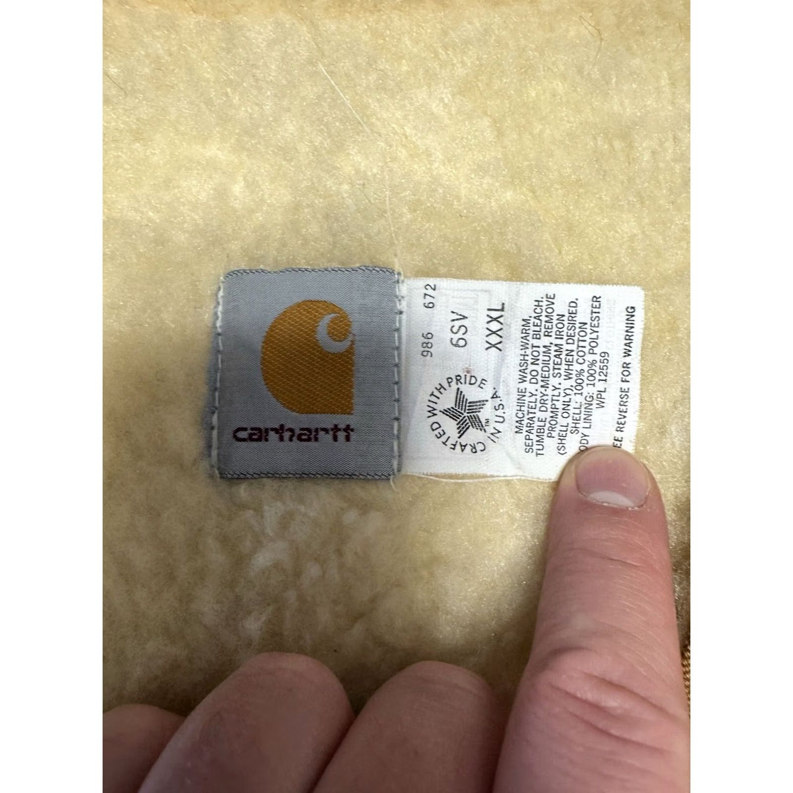 Carhartt VINTAGE Carhartt Vest Hunting Men's 3XL Brown Sherpa Lined USA USA 3XL Hunting Vest Mens Brown Sherpa Lined Carhartt USA 3XL VINTAGE Size US XXL / EU 58 / 5 - 2 Thumbnail