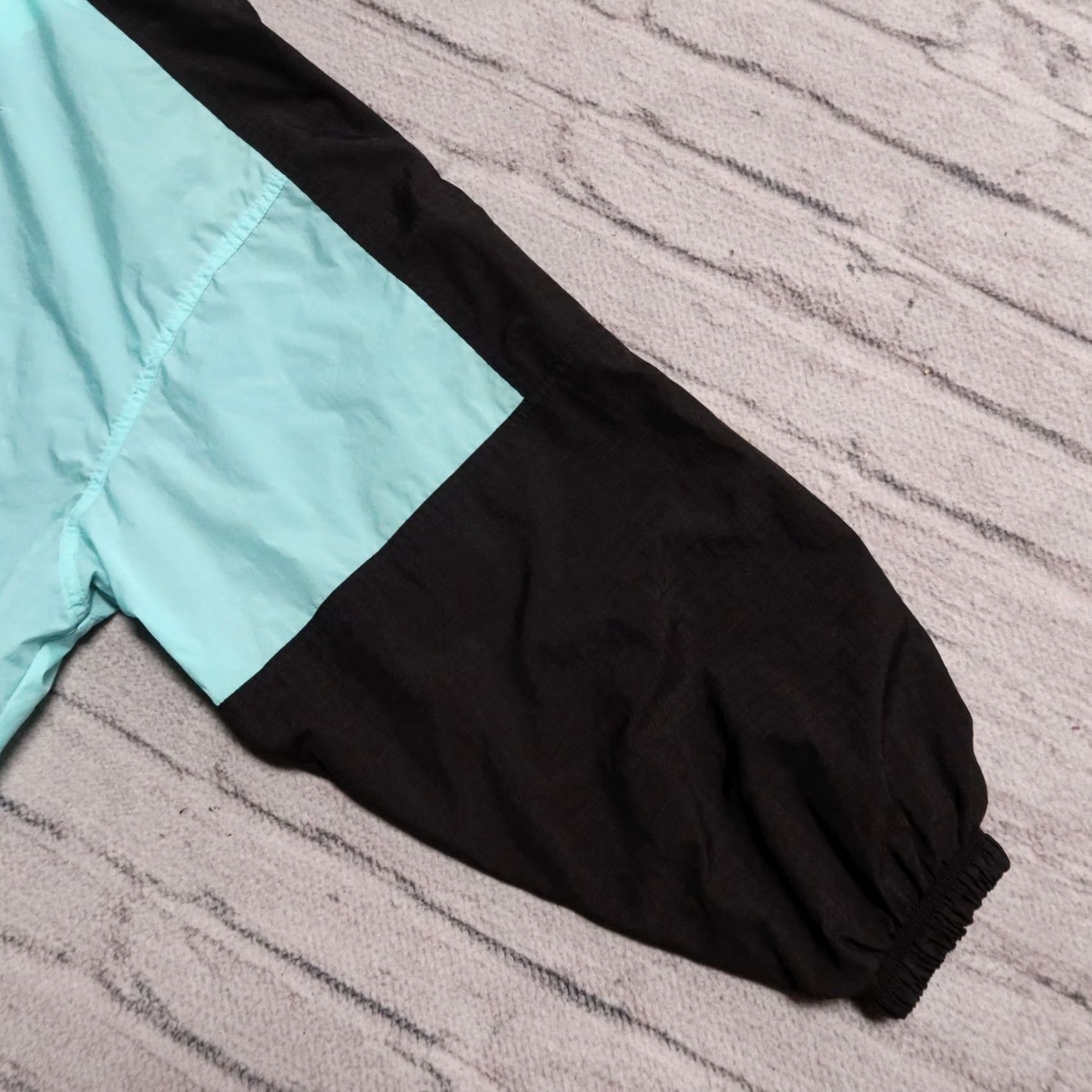 Nike Vintage Nike Swoosh Parka Jacket Womens XL Aqua 90s Ripstop Logo Coat Size XL / US 12-14 / IT 48-50 - 4 Thumbnail