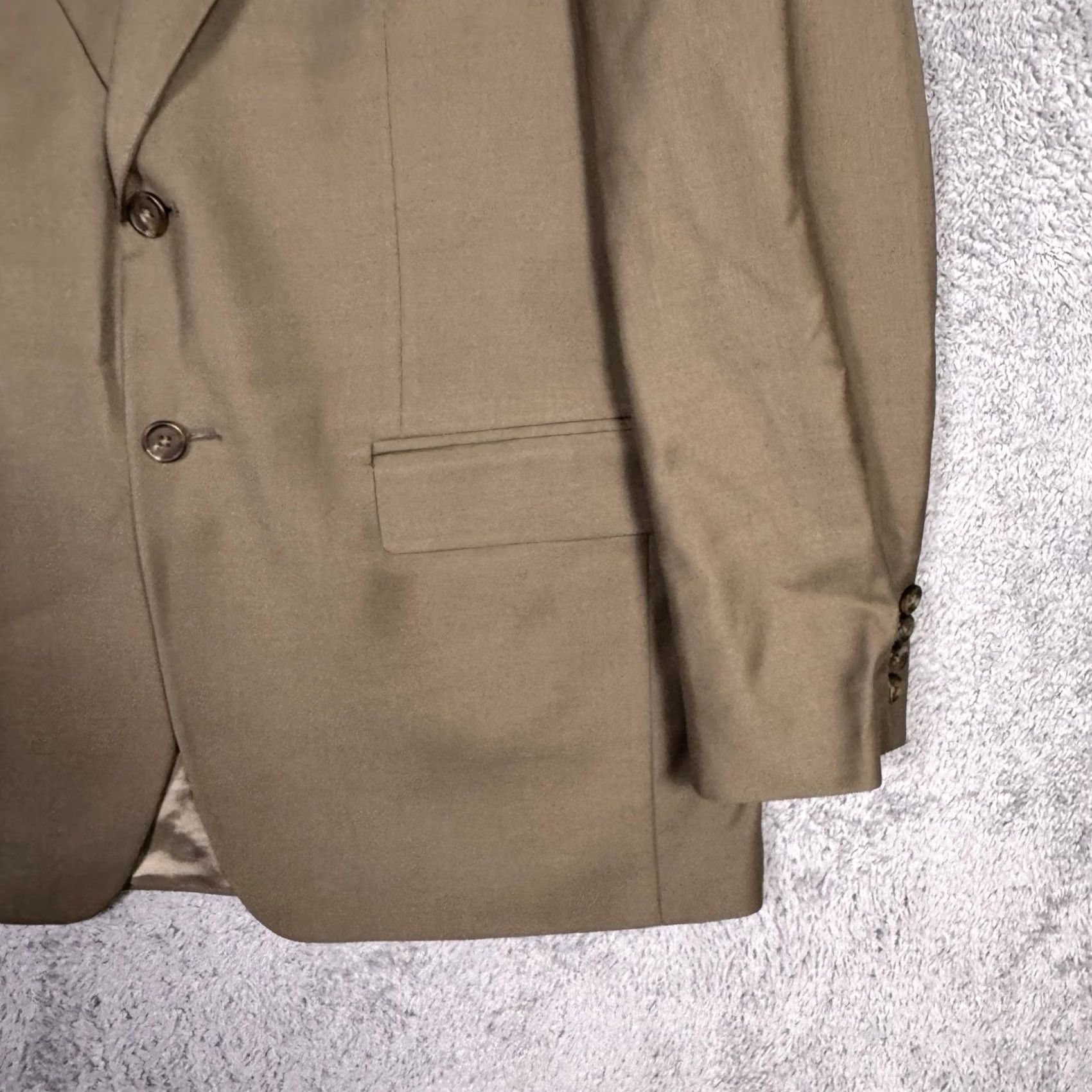 Ralph Lauren Ralph Lauren Blazer Men 40S Sport Coat Brown Wool Cashmere Tweed Notch Lapel Jacket Bedazzled? (Note: The previous line was truncated.) Size 40R - 3 Thumbnail