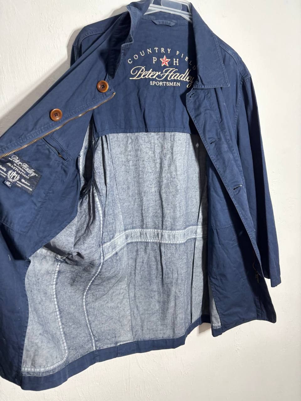 Peter Hadley Italian Designer Cotton Coat Jacket