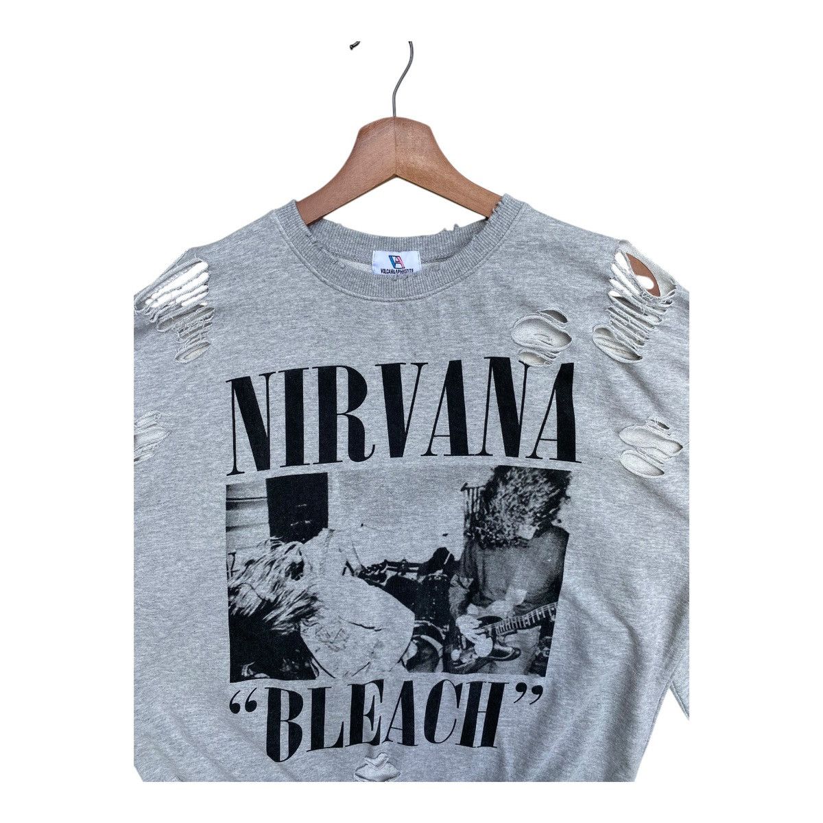 Band Tees × Nirvana Thrashed Nirvana Bleach Distressed Sweatshirt Size US L / EU 52-54 / 3 - 2 Thumbnail