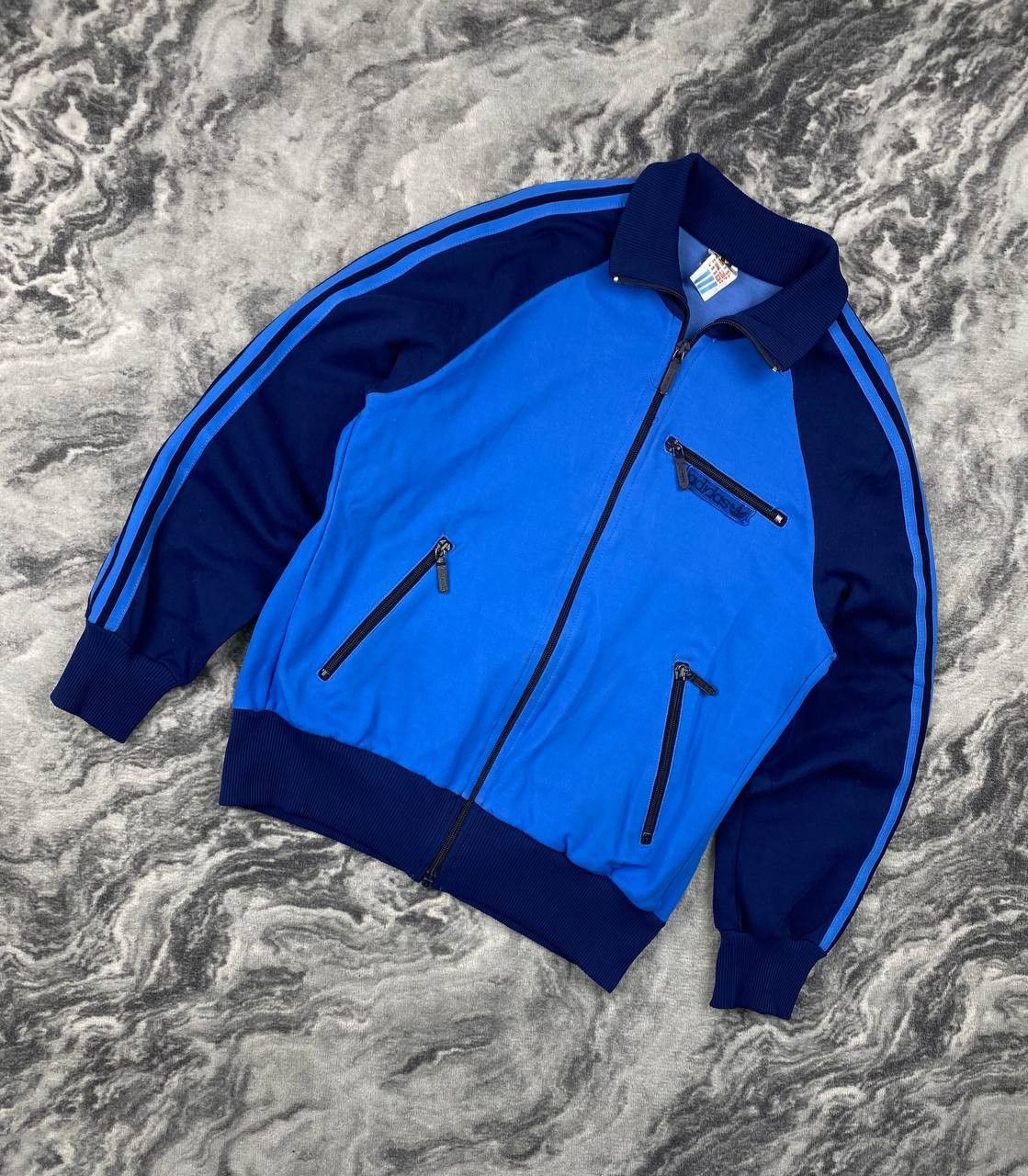 Adidas Vintage 1970s Adidas Track Jacket Made In Yugoslavia Men Size US S / EU 44-46 / 1 - 1 Thumbnail