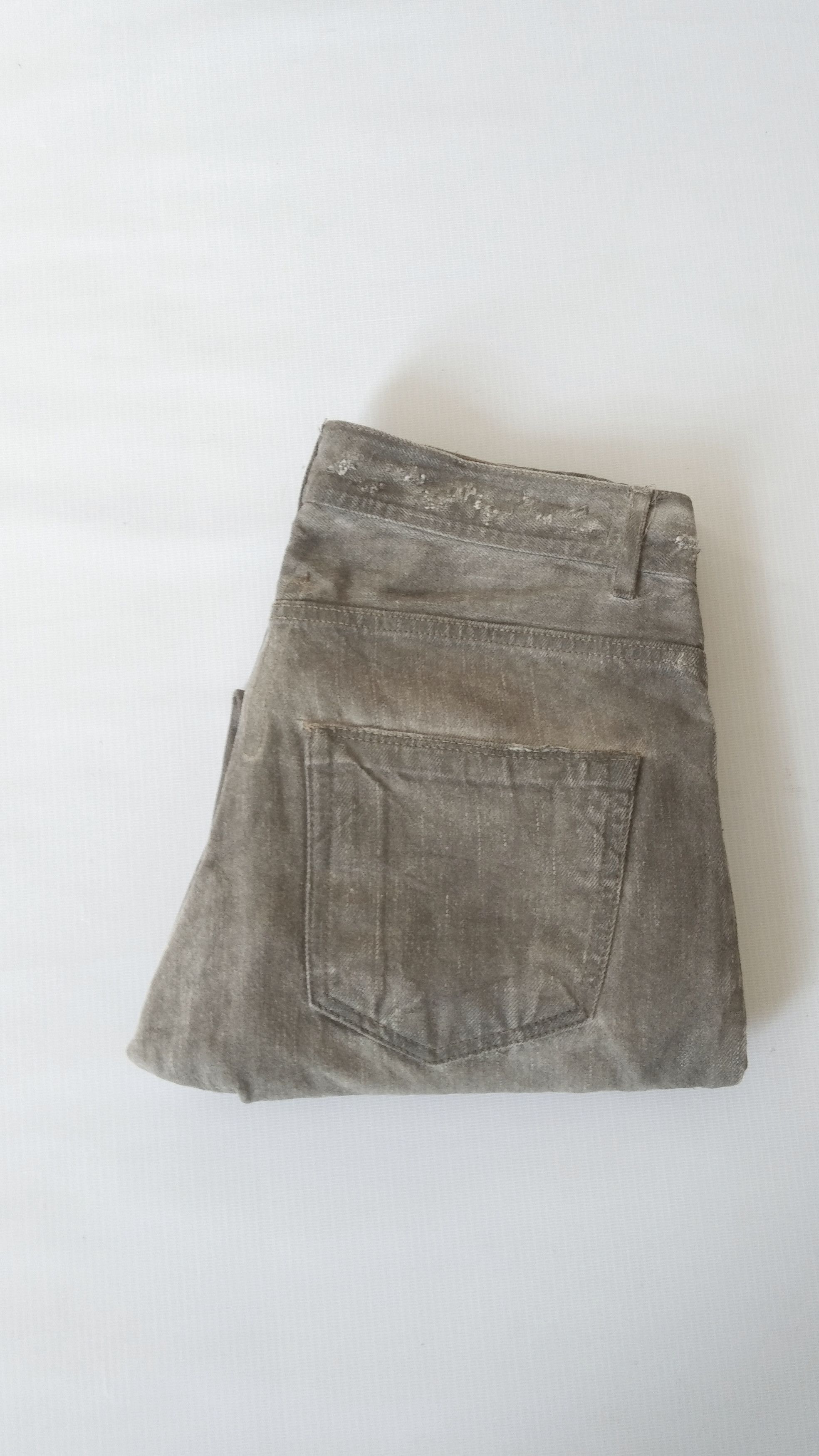Rick owen drkshdw silver mud 2010 denim