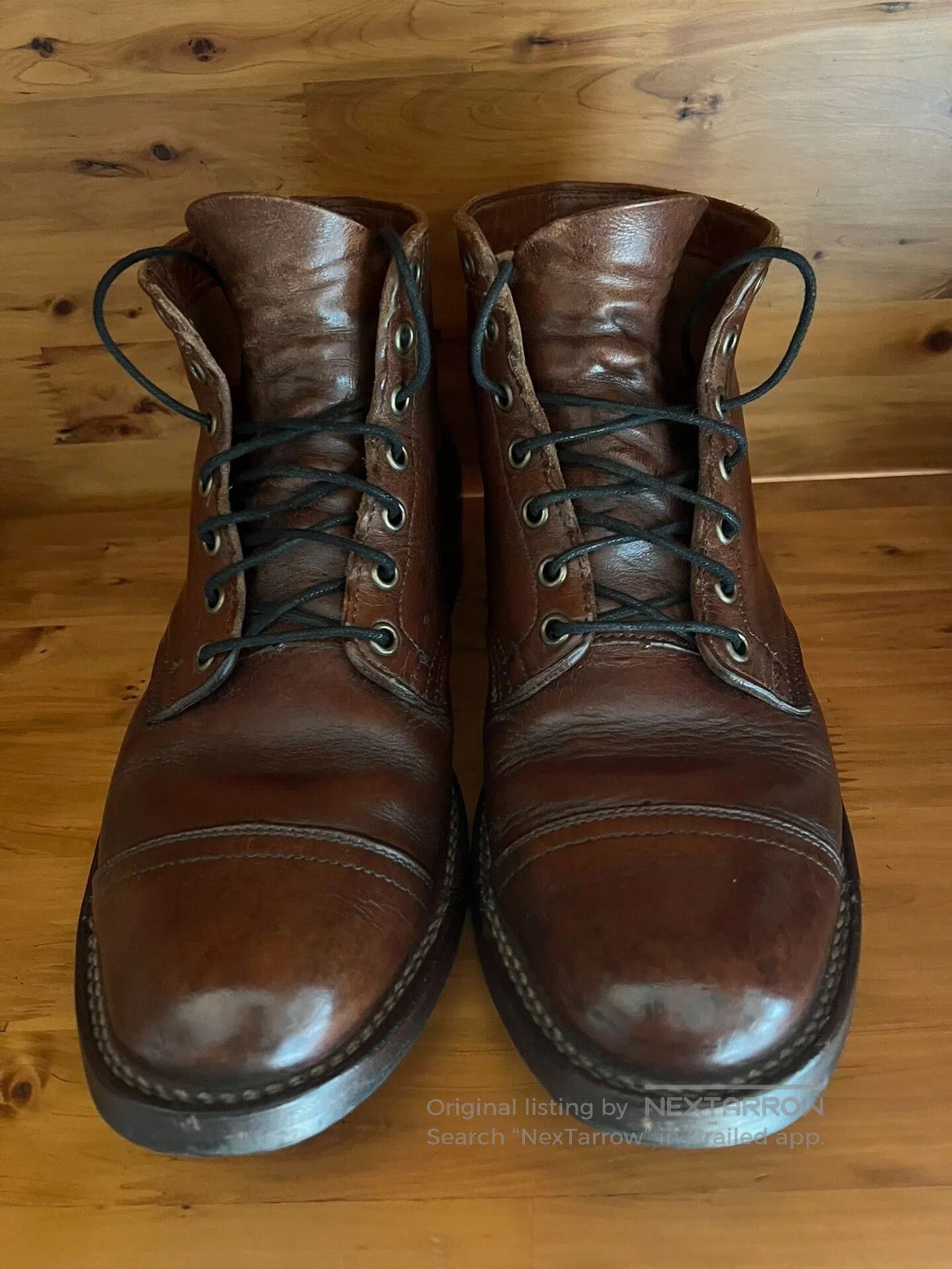 Viberg viberg 2030 caramel brown leather work boots. Size US 8.5 / EU 41-42 - 1 Thumbnail