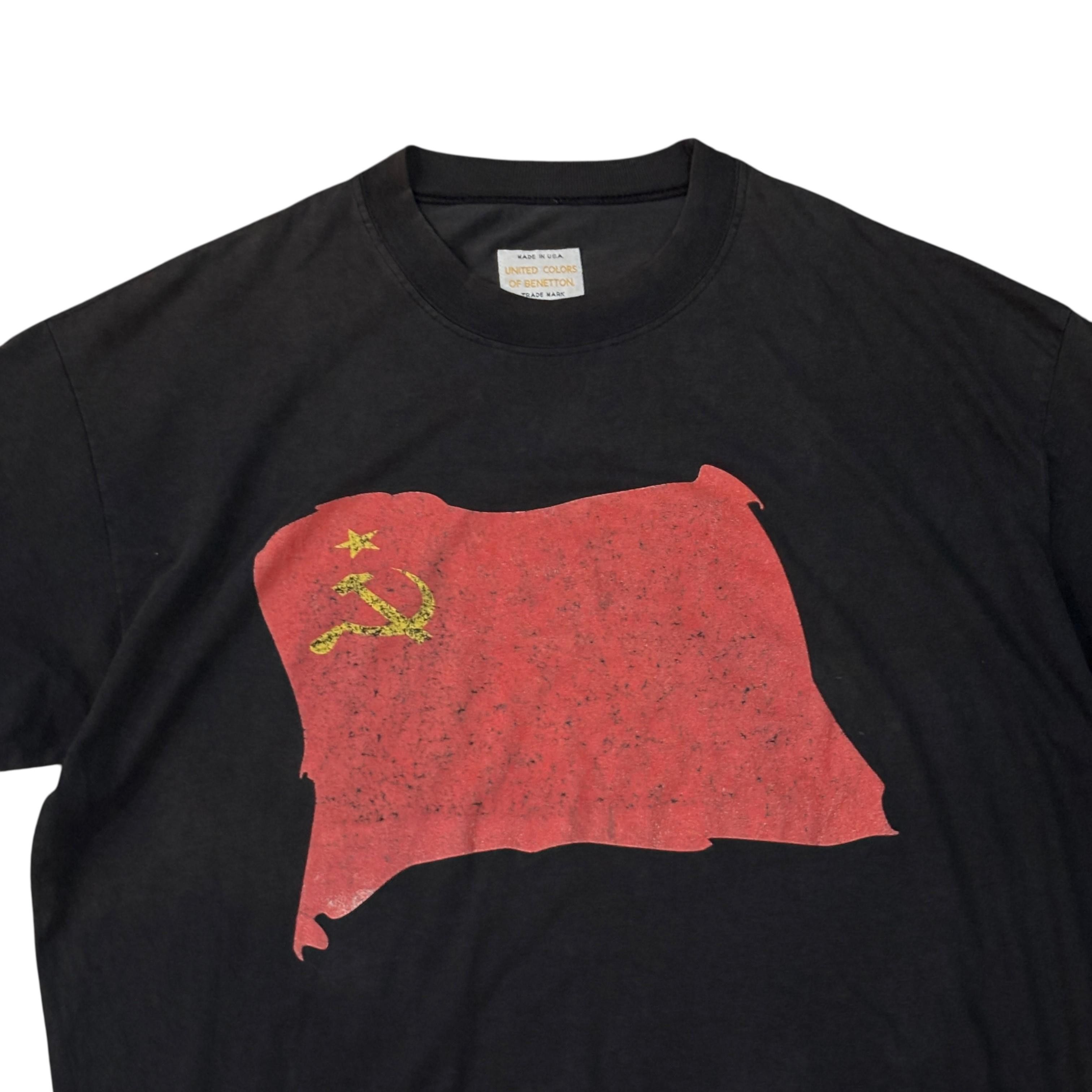 United Colors Of Benetton Early 90s USSR Welcome CCCP United Colors of Benetton Size US L / EU 52-54 / 3 - 4 Thumbnail