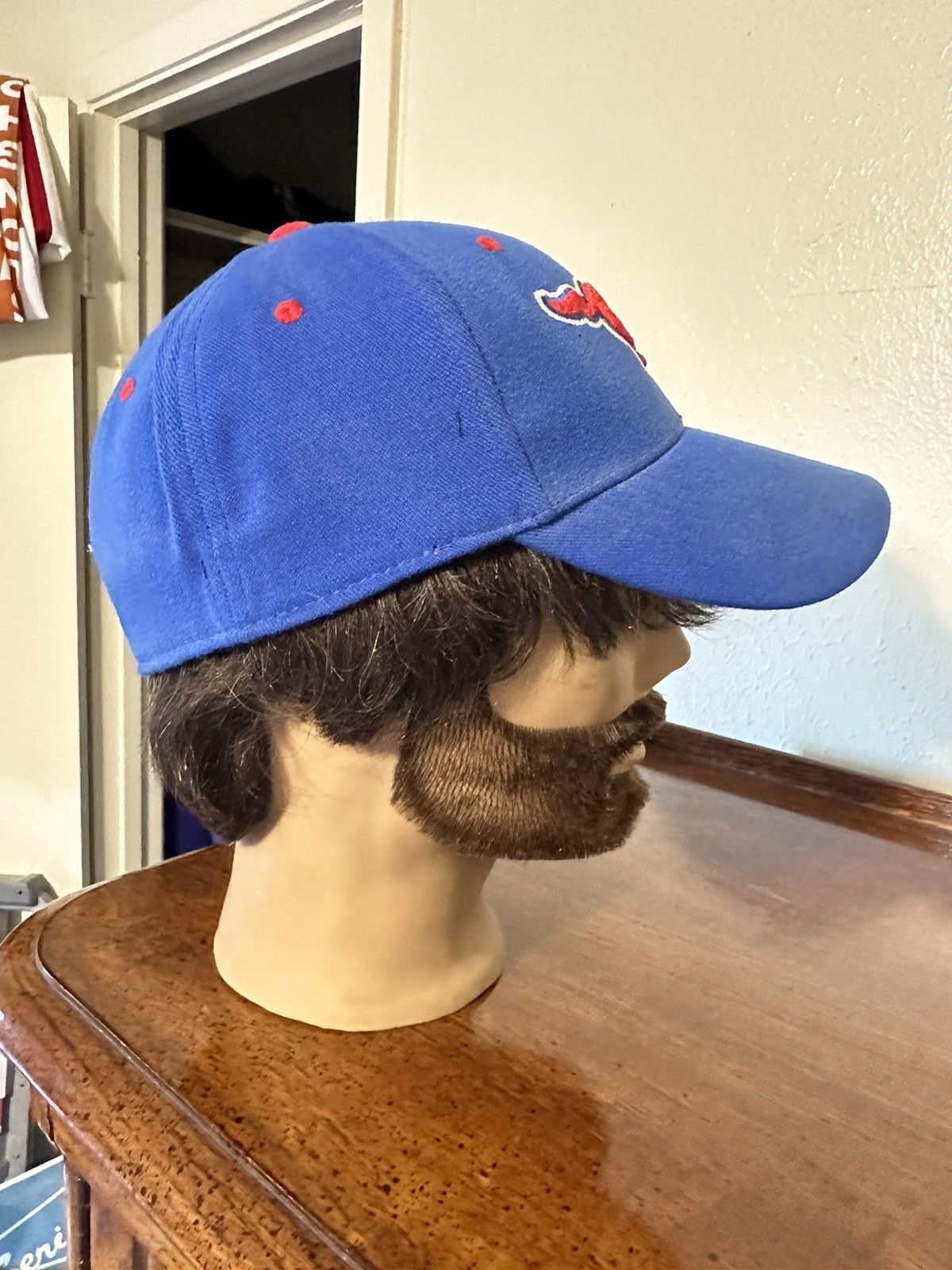 NCAA × Vintage Vintage NCAA SMU Mustangs fitted one size hat 00s Size ONE SIZE - 3 Thumbnail