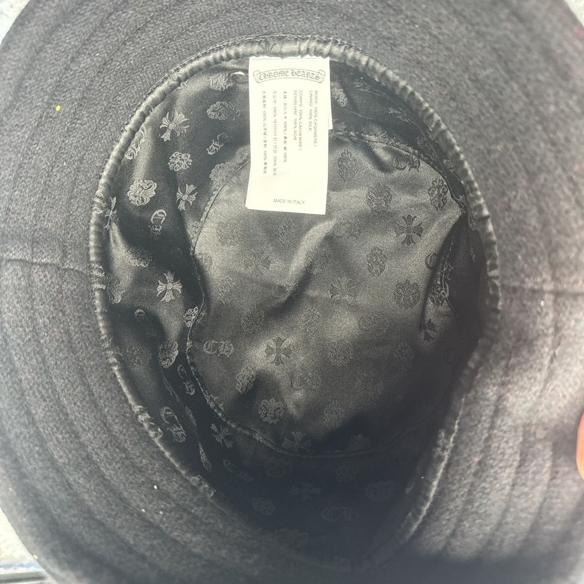 Chrome Hearts Cashemere CH bucket hat ‘navy’ Size 34 - 9 Thumbnail