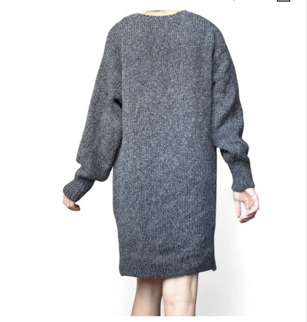 Anine Bing Annie Bing Grey Alpaca Wool Sweater Dress Oversized Fit Size M / US 6-8 / IT 42-44 - 4 Thumbnail