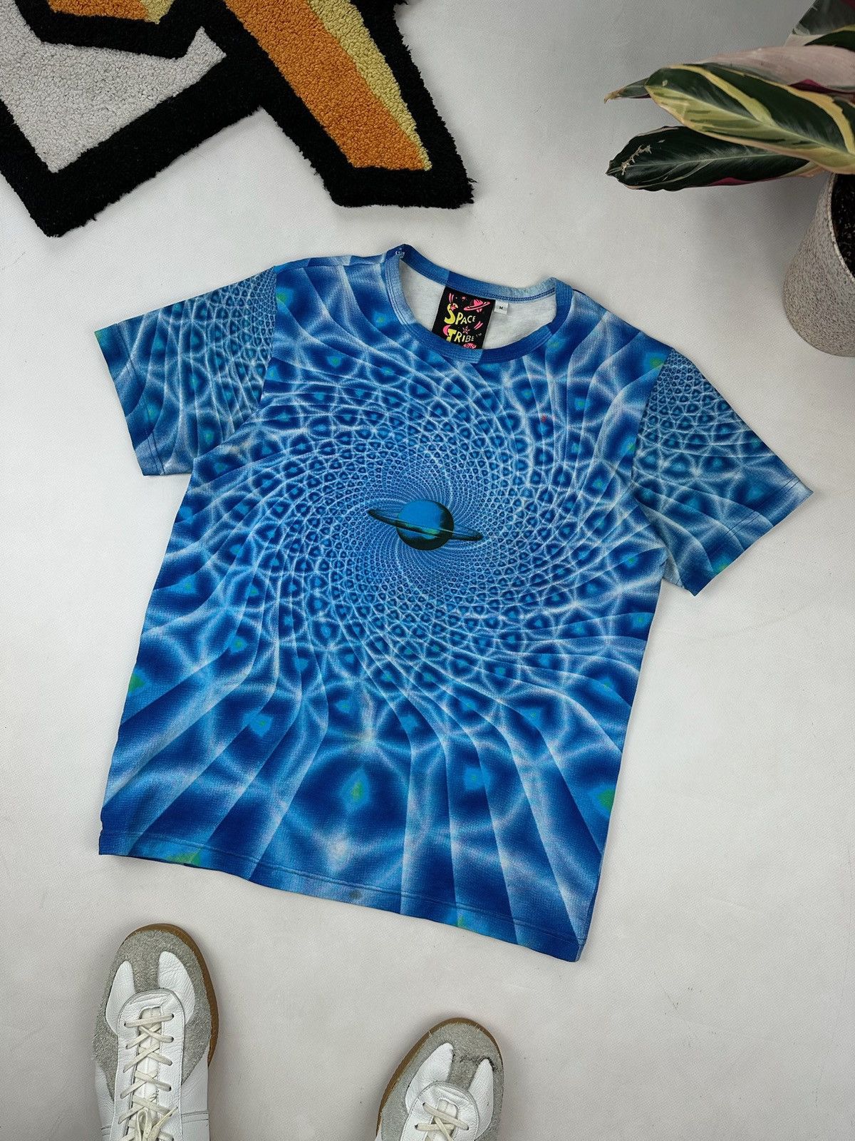 Vintage Vintage Acid T-shirt fractal tie dye Psychedelic lsd tee Size US S / EU 44-46 / 1 - 1 Thumbnail