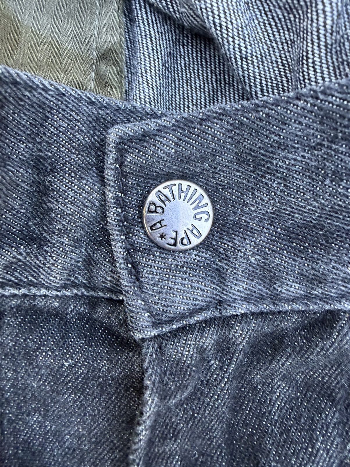 Bape Bape Denim Cargo Pants Size US 30 / EU 46 - 6 Thumbnail
