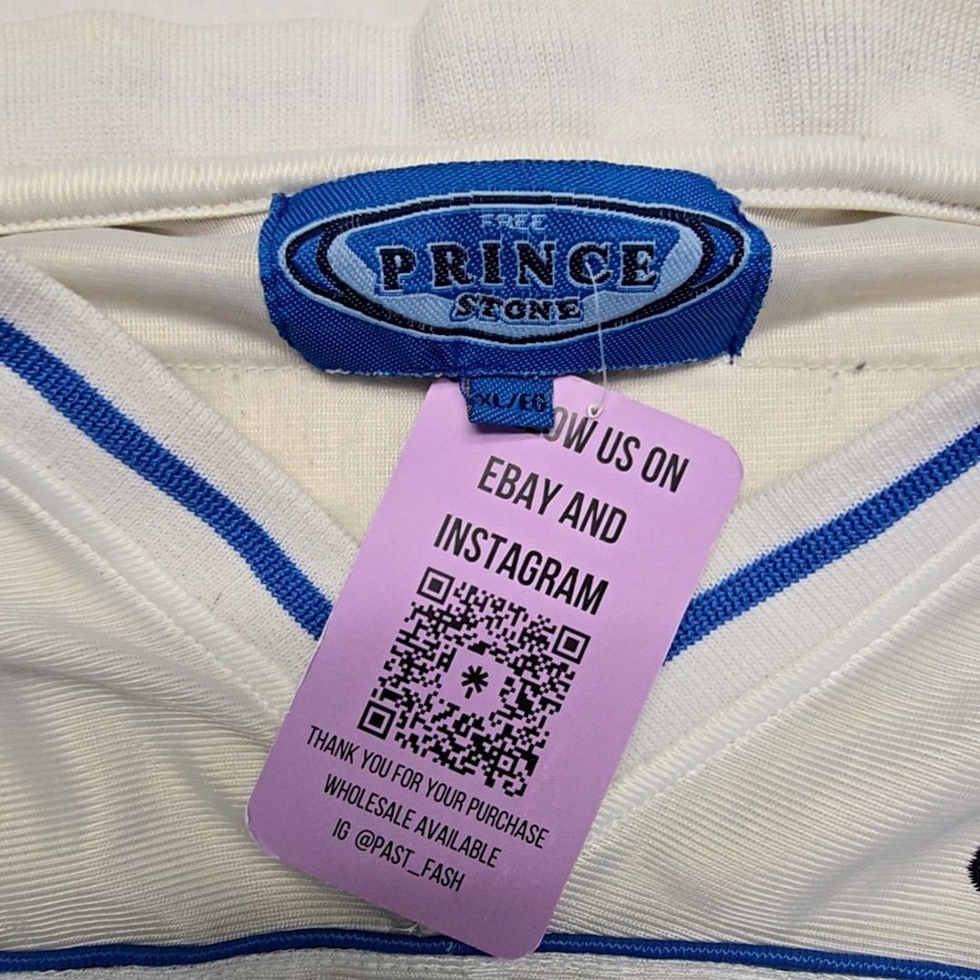 Prince Vintage Denver Prince Stone Jersey #17 White XL Sports Shirt Size US XL / EU 56 / 4 - 8 Thumbnail