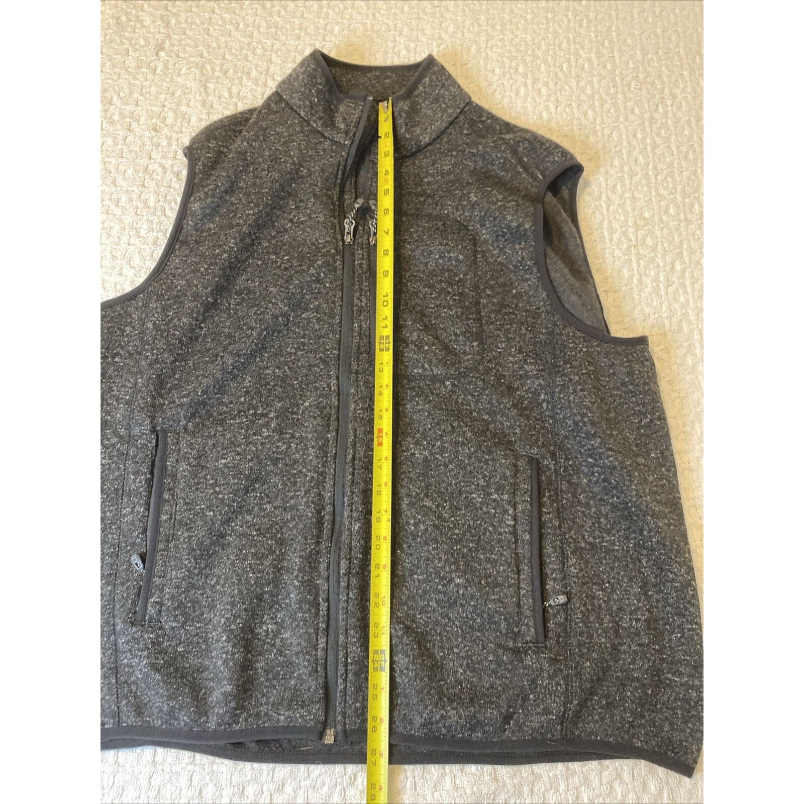 Free Country Free Country Fleece Vest Men's Size 2XL Charcoal Black Full Size US XXL / EU 58 / 5 - 5 Thumbnail