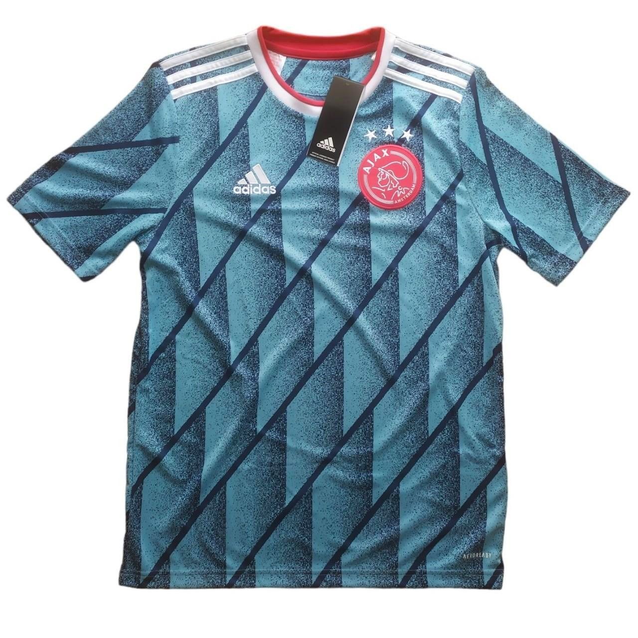 Adidas Ajax FC Football Shirt Adidas BNWT Away Kit 2020 2021 176 Size US S / EU 44-46 / 1 - 1 Thumbnail