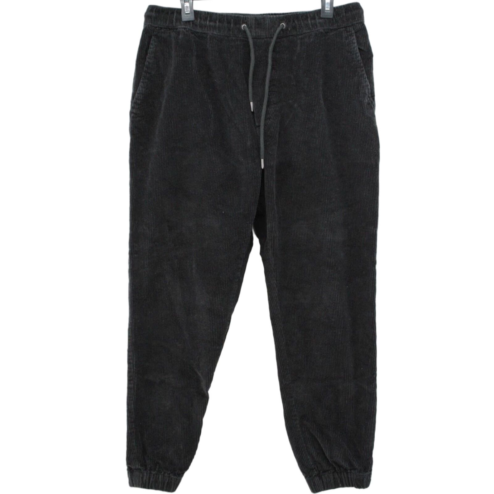 American Eagle Outfitters VINTAGE American Eagle Corduroy Pants Mens Large Drawstring Black Next Level Flex Preppy Size US 33 - 1 Thumbnail