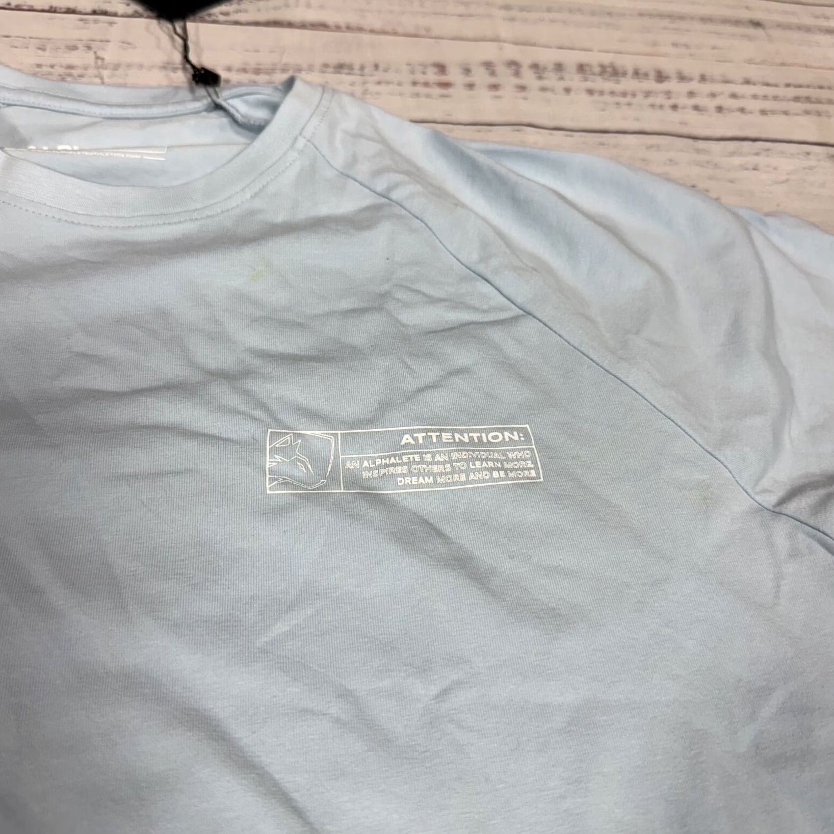 Vintage ALPHALLETE Men's Blue Performance Fit T-shirt Short Sleeve Active Casual Sz S New Size US S / EU 44-46 / 1 - 3 Thumbnail