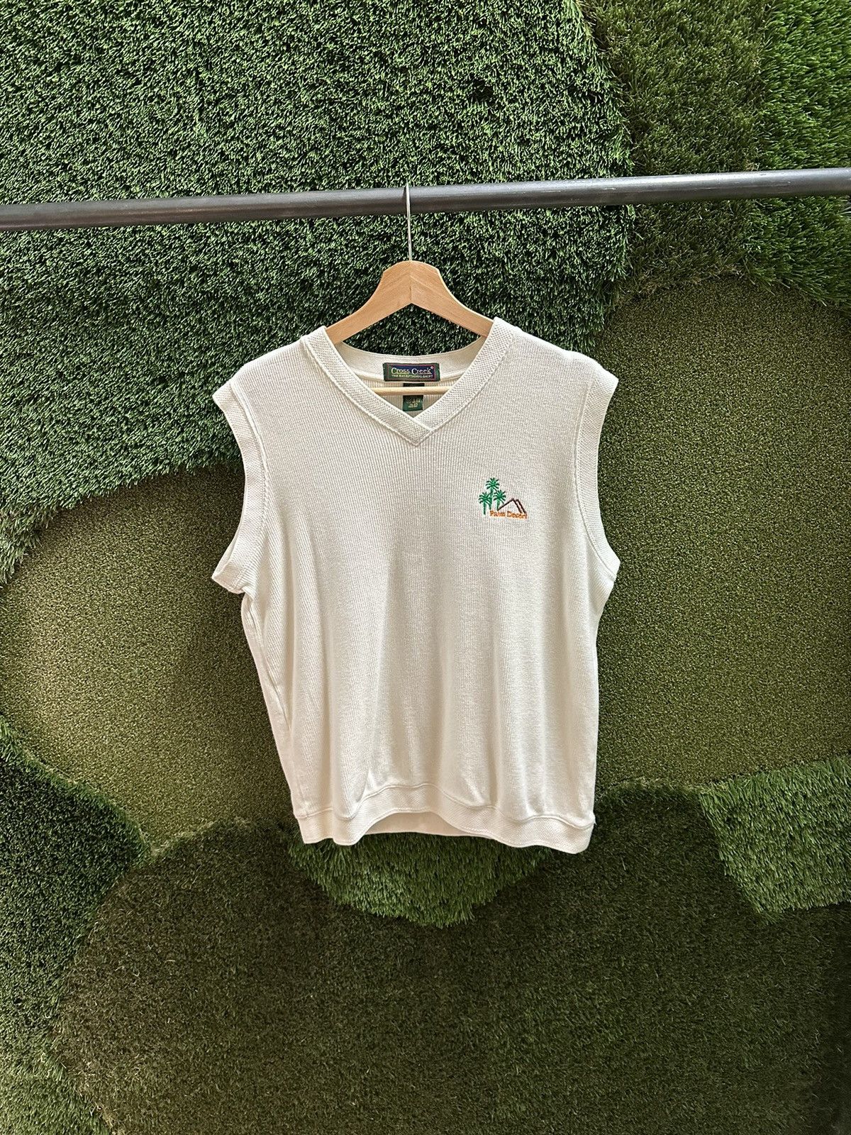 Vintage Vintage Palm Dessert Sweater Vest Size XL Size XL / US 12-14 / IT 48-50 - 1 Thumbnail