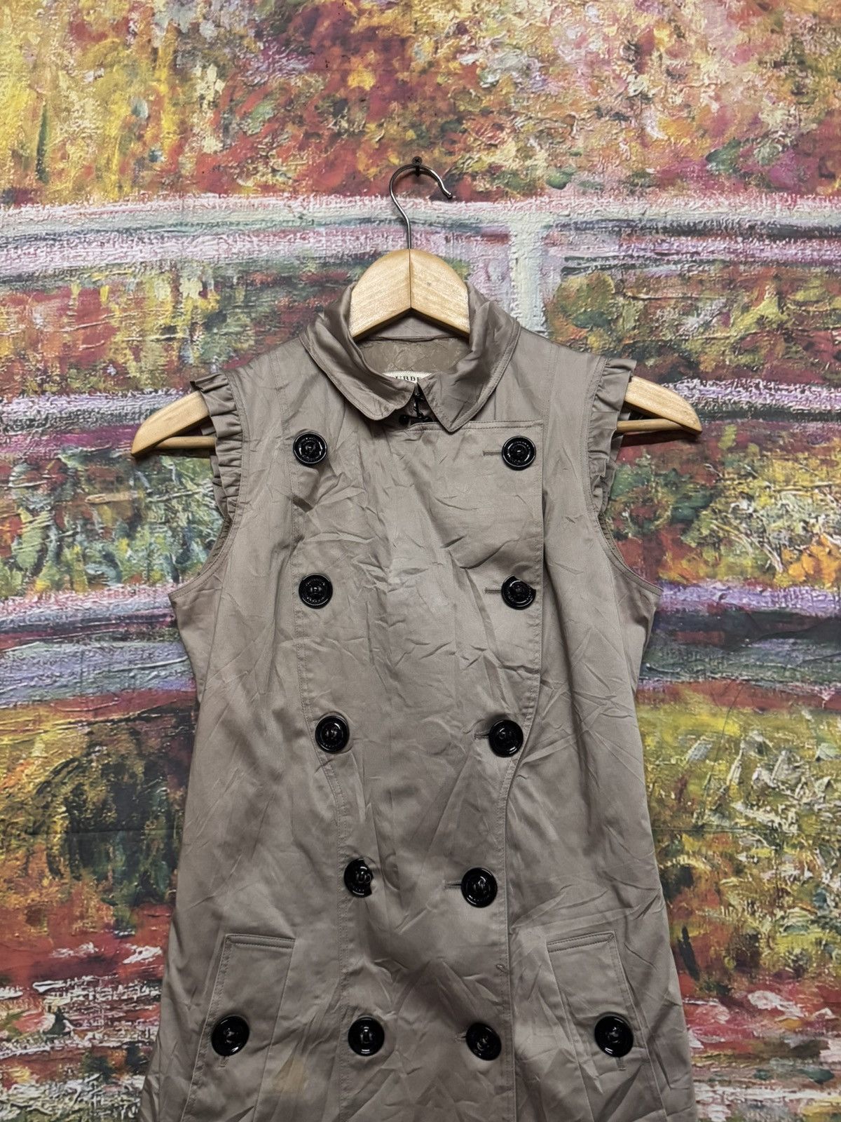 Burberry Burberry Sleeveless Trench Dress Size S / US 4 / IT 40 - 3 Thumbnail