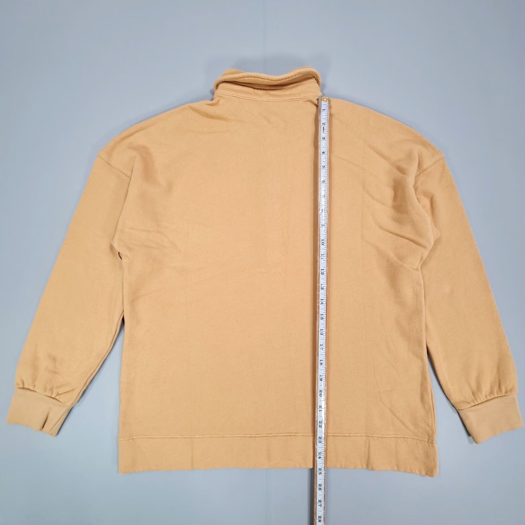 Velvet Velvet by Graham & Spencer Sweatshirt Womens Henley Collared Long Sleeve Button Gold XS Size XS / US 0-2 / IT 36-38 - 6 Thumbnail