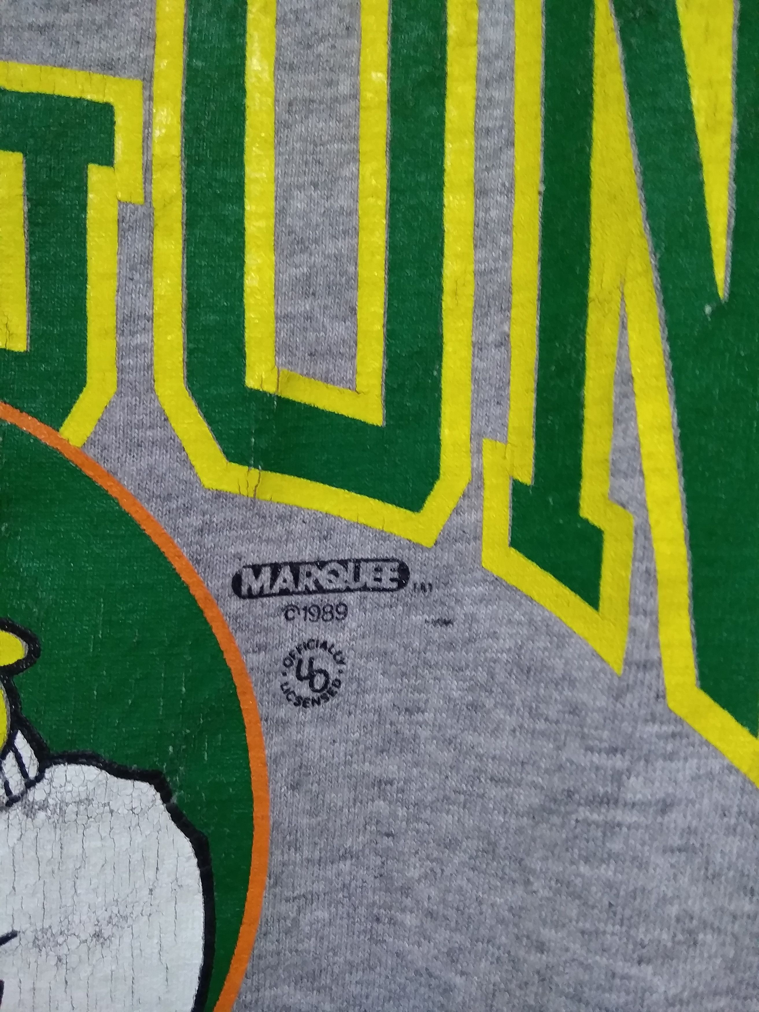 Vintage Rare Vtg 1989 Oregon Ducks The Angry Duck Marquee Size US M / EU 48-50 / 2 - 4 Thumbnail