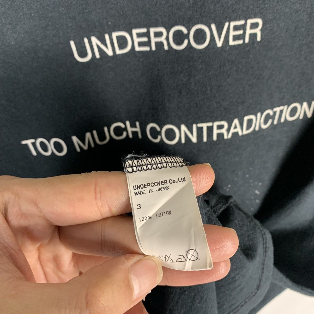 Undercover Undercover Too Much Contradiction Tshirt Size US M / EU 48-50 / 2 - 4 Thumbnail