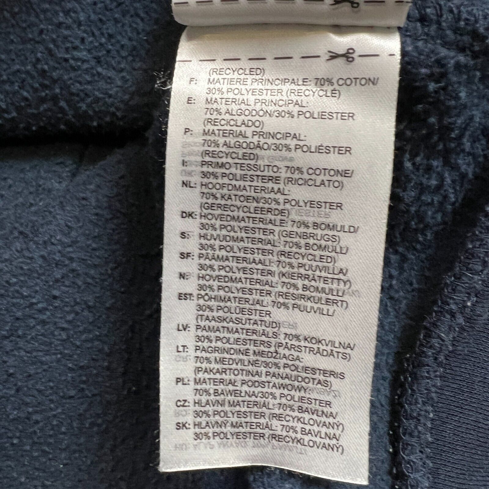 Adidas × Vintage Adidas Hoodie Essentials Distressed Hooded Sweatshirt Size US L / EU 52-54 / 3 - 9 Thumbnail