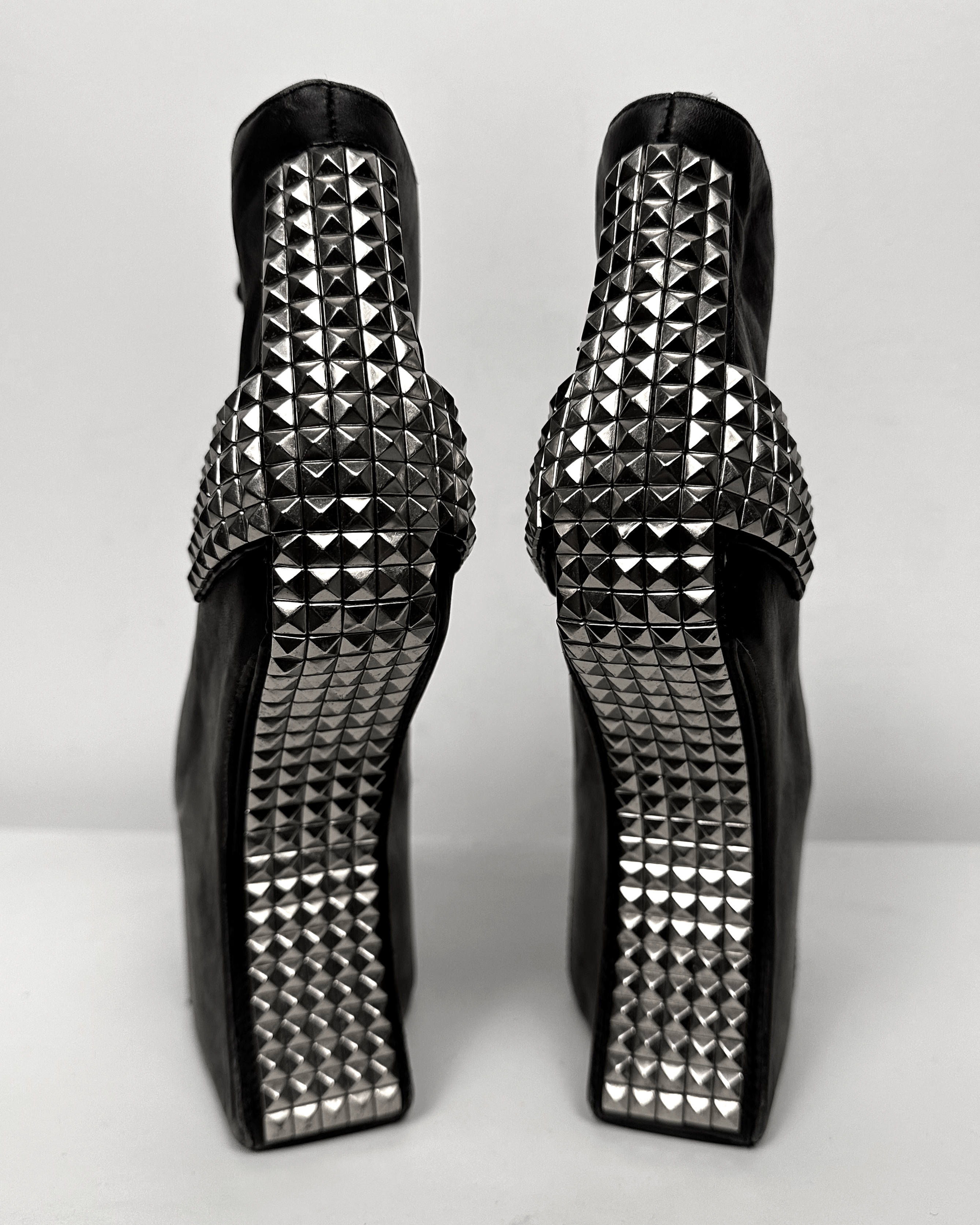Jeffrey Campbell Jeffrey Campbell Studded Cross Wedge Heels Size US 6.5 / IT 36.5 - 8 Thumbnail