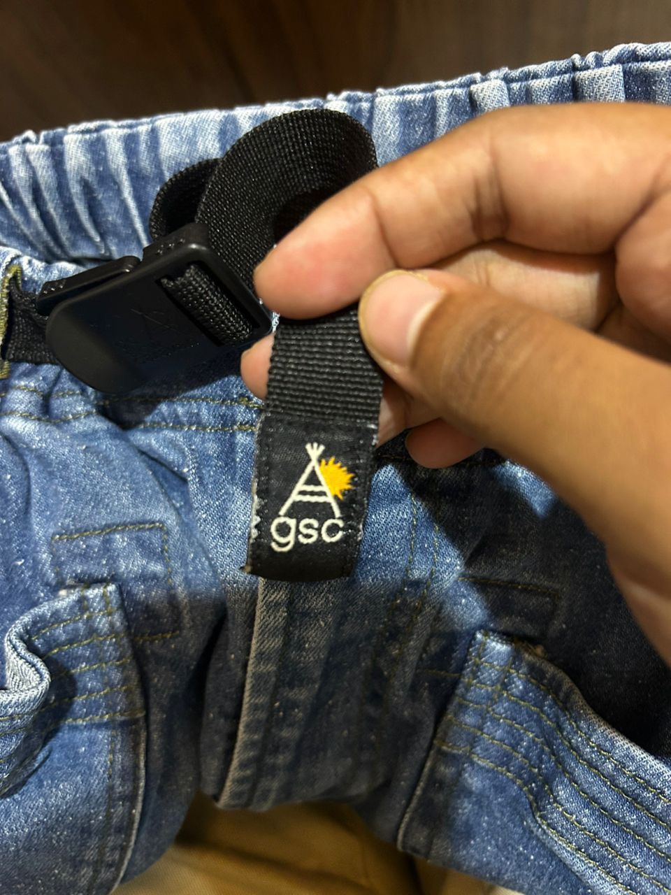 go slow caravan Go Slow Caravan vintage jeans rare design Size US 30 / EU 46 - 8 Thumbnail