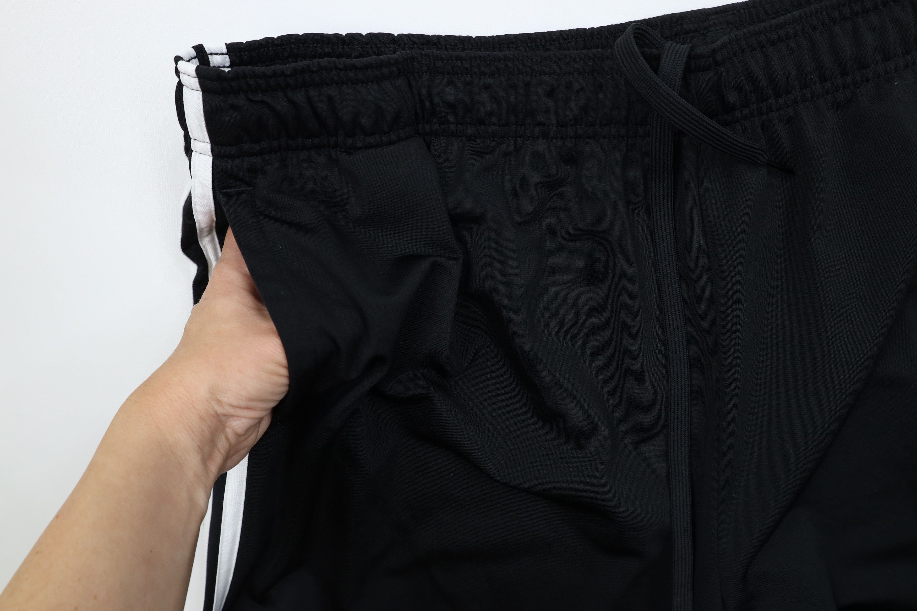 Adidas Vintage Y2K Adidas Striped Wide Leg Sweatpants Pants Black Size US 42 / EU 58 - 7 Thumbnail