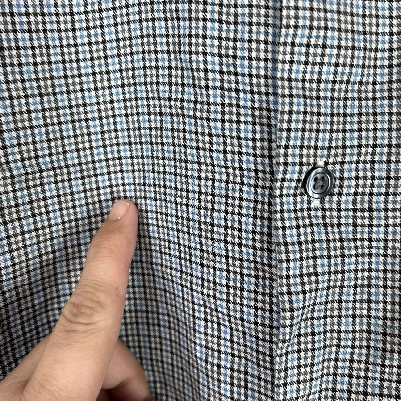 J.Crew VINTAGE J.CREW Shirt Men Large Blue Black Plaid Oarsman Button Up Preppy Size US L / EU 52-54 / 3 - 6 Thumbnail