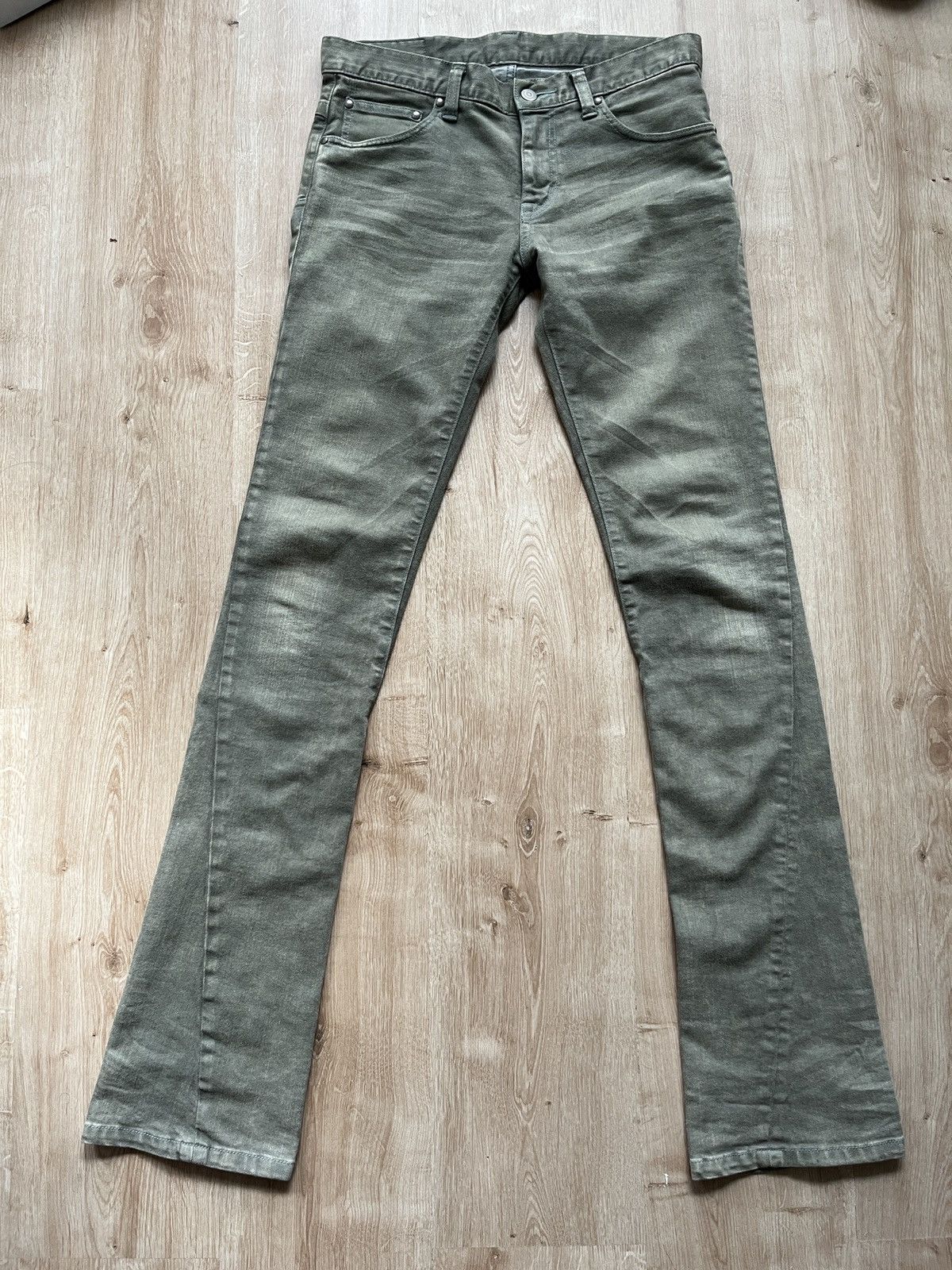 image of Tornado Mart Japan Tornadomart Japan Archive Vintage Flared/bootcut Denim in Khaki, Men's (Size 30)