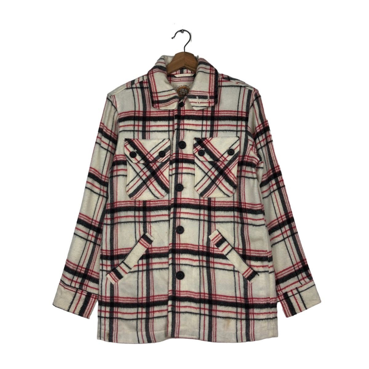🔥Vintage Wool Shirt Flannel Jacket Mozz Tartan Design