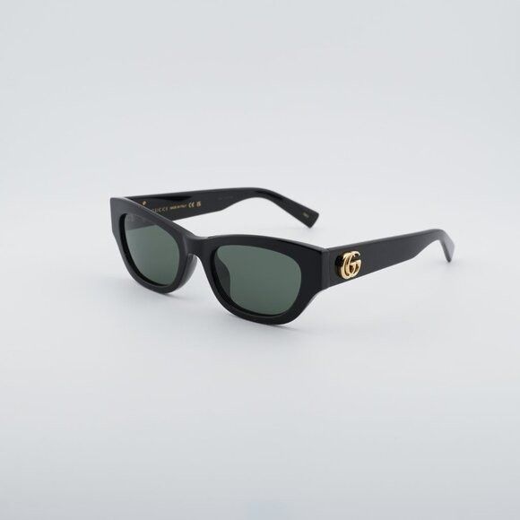 Gucci Gucci GG1954SA 001 Sunglasses Black Cat Eye Frame Size ONE SIZE - 7 Thumbnail