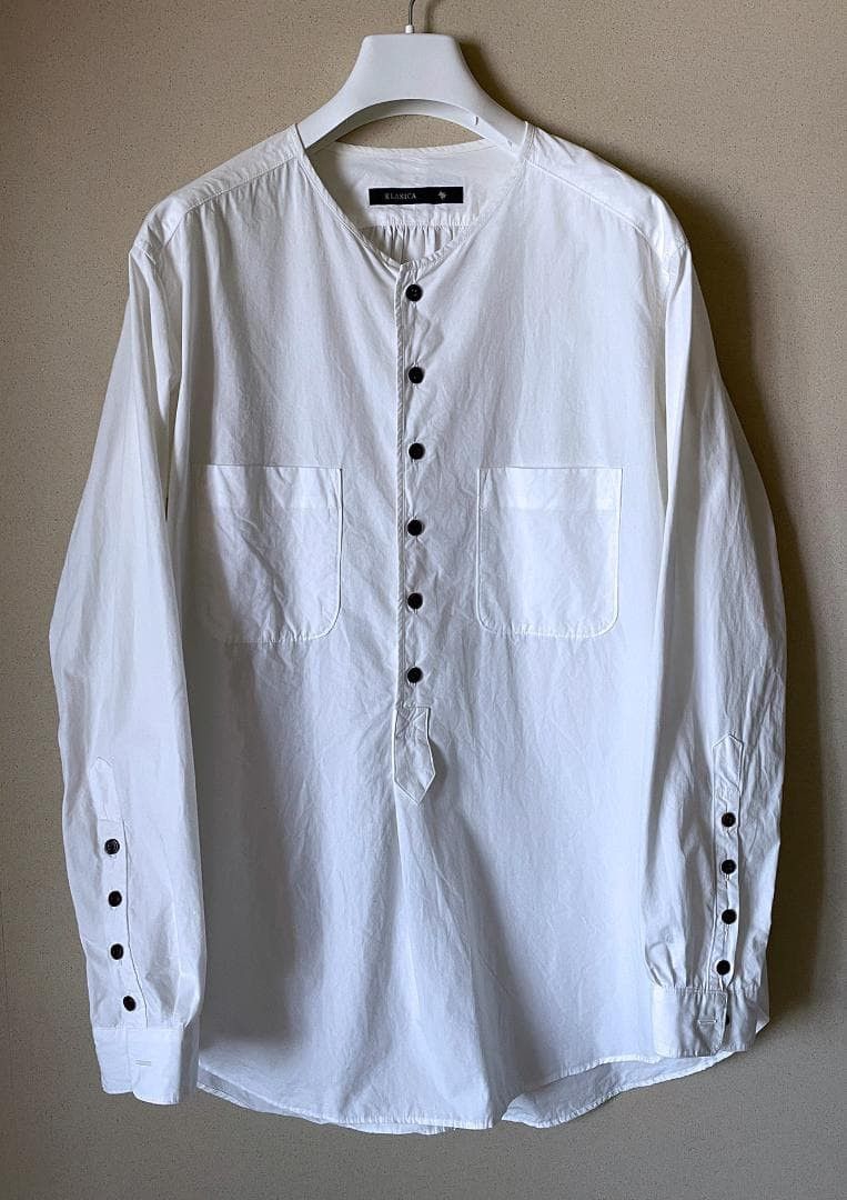 KLASICA Klasica No Collar Button Up Shirt Size US L / EU 52-54 / 3 - 3 Thumbnail